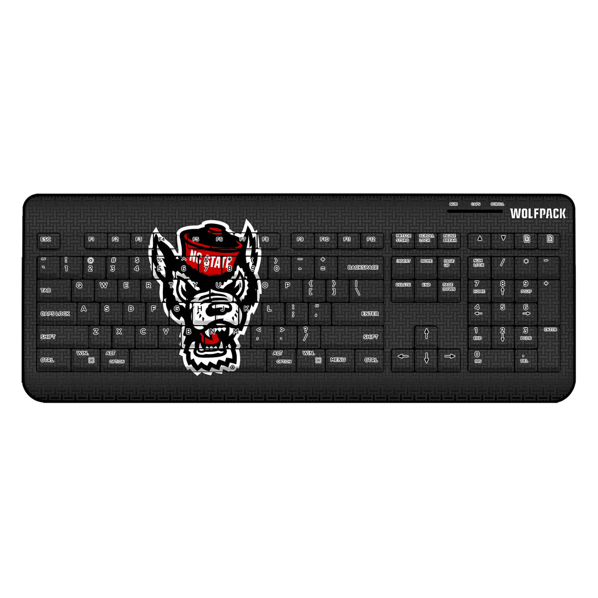 North Carolina State University Wolfpack Linen Wireless USB Keyboard