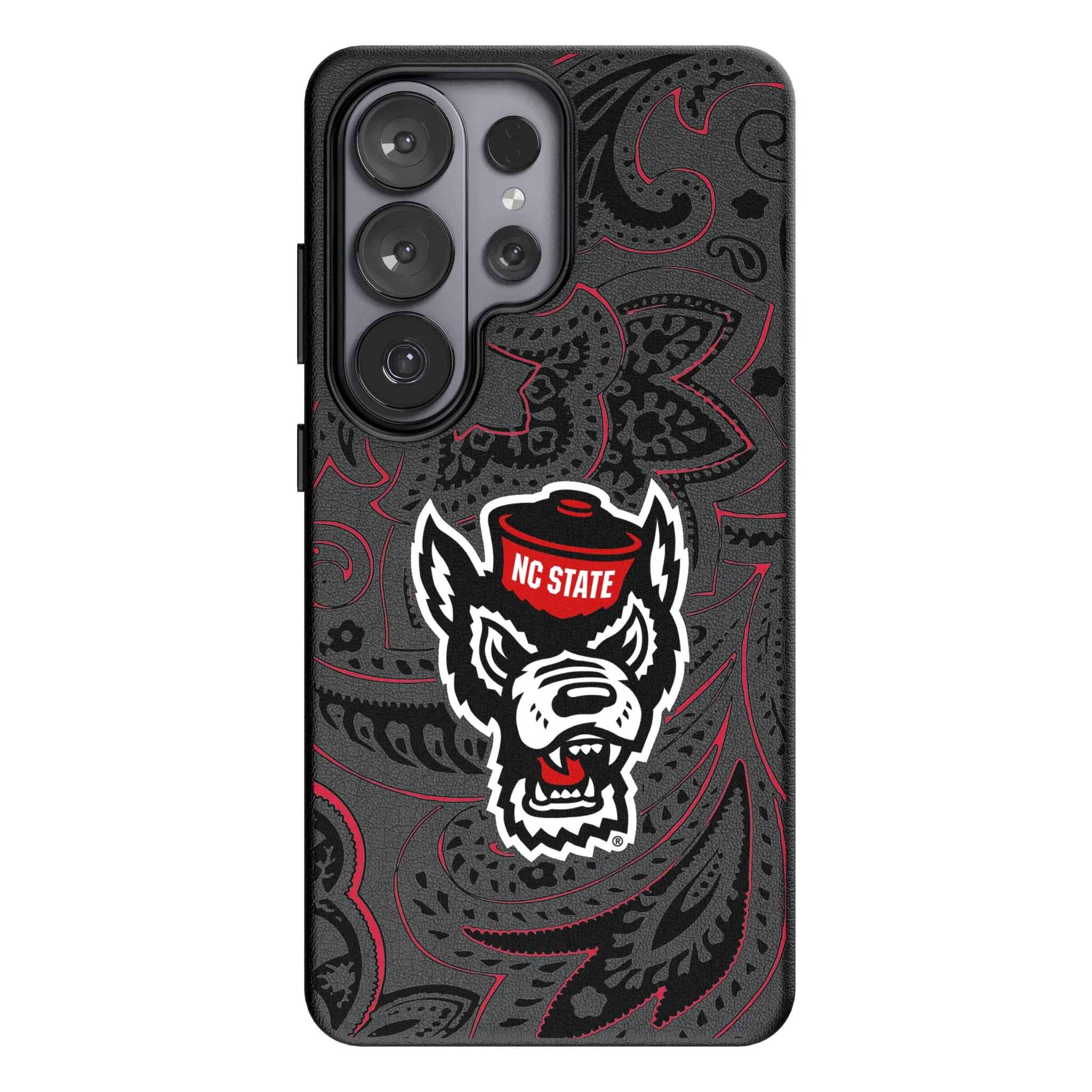 North Carolina State University Wolfpack Paisley Galaxy MagSafe Compatible Phone Case for Samsung Galaxy#Device_Galaxy S26 Ultra