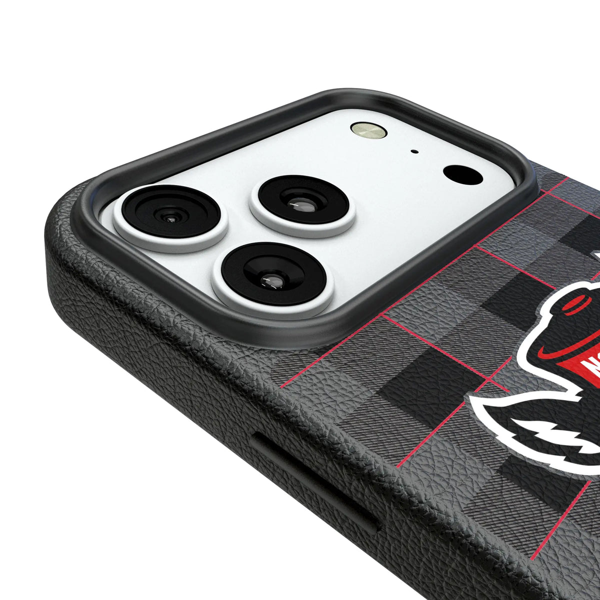 North Carolina State University Wolfpack Plaid iPhone MagSafe Compatible Phone Case for Apple iPhone - Detail#Device_iPhone 18 Pro Max