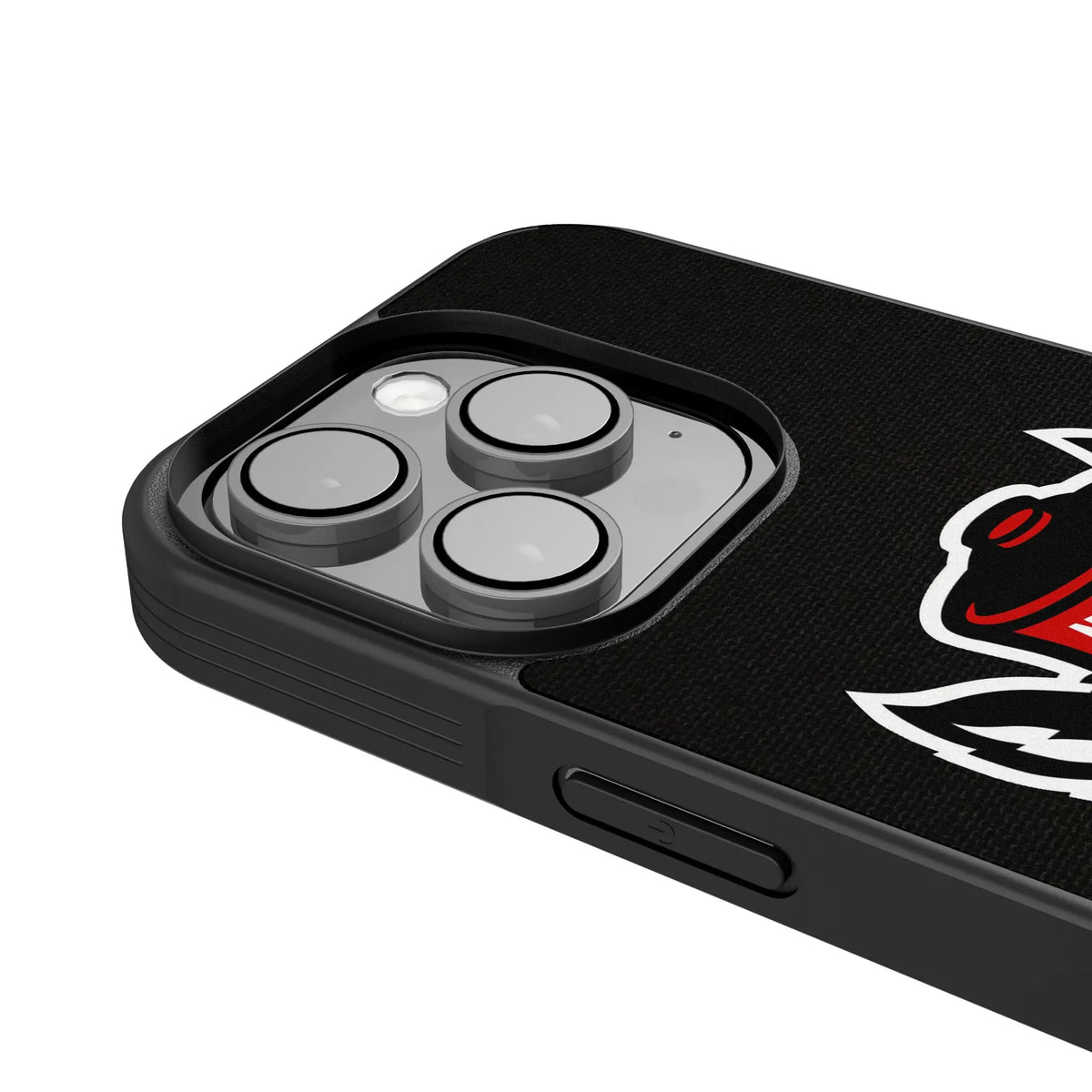 North Carolina State University Wolfpack Solid iPhone Bump Phone Case for Apple iPhone - Detail