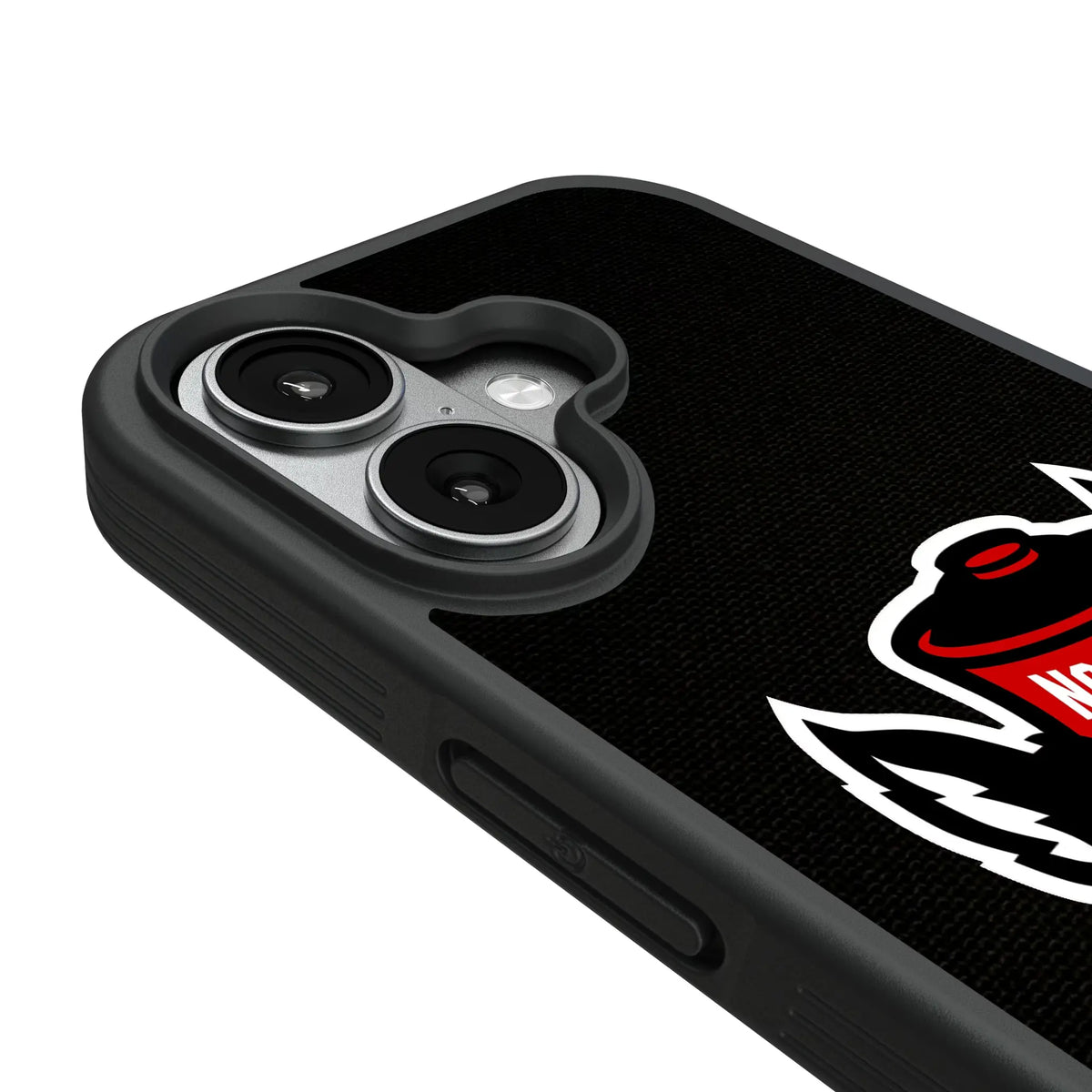 North Carolina State University Wolfpack Solid iPhone Bump Phone Case for Apple iPhone - Detail#Device_iPhone 17