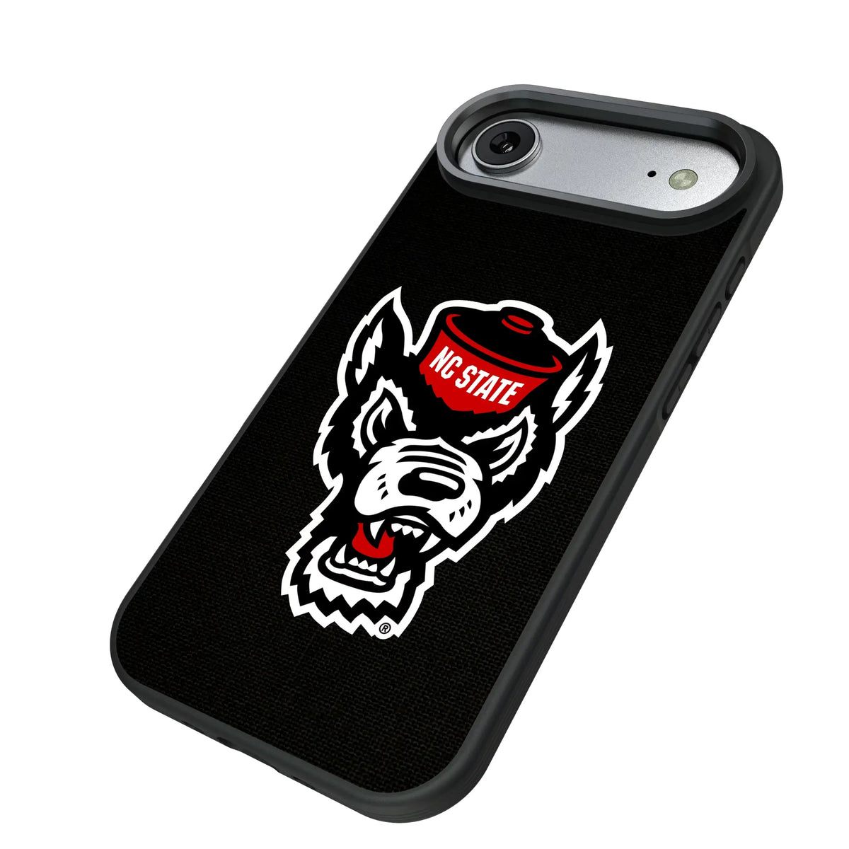 North Carolina State University Wolfpack Solid iPhone Bump Phone Case for Apple iPhone - Isometric View#Device_iPhone Air