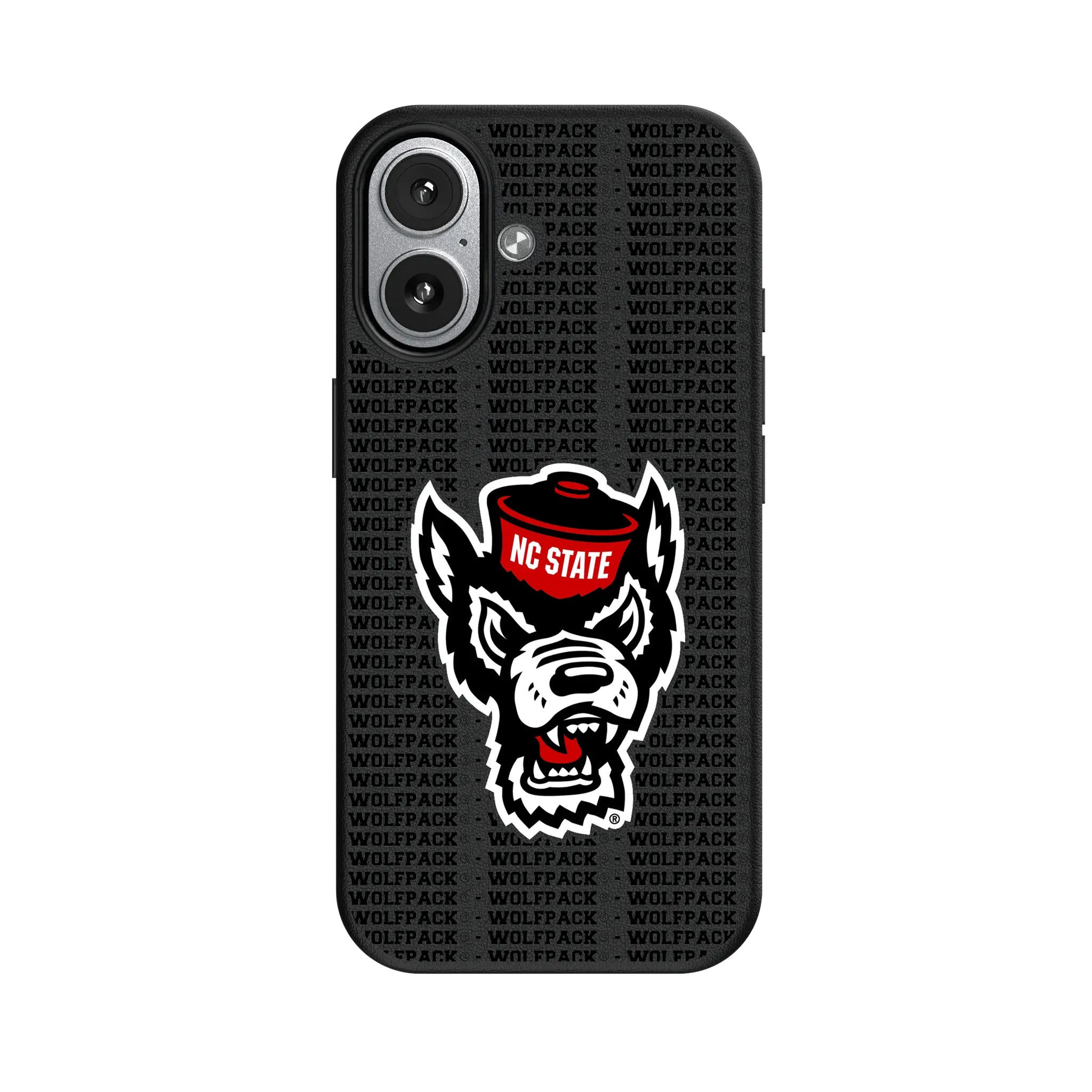 North Carolina State University Wolfpack Text Backdrop iPhone MagSafe Compatible Phone Case for Apple iPhone#Device_iPhone 17