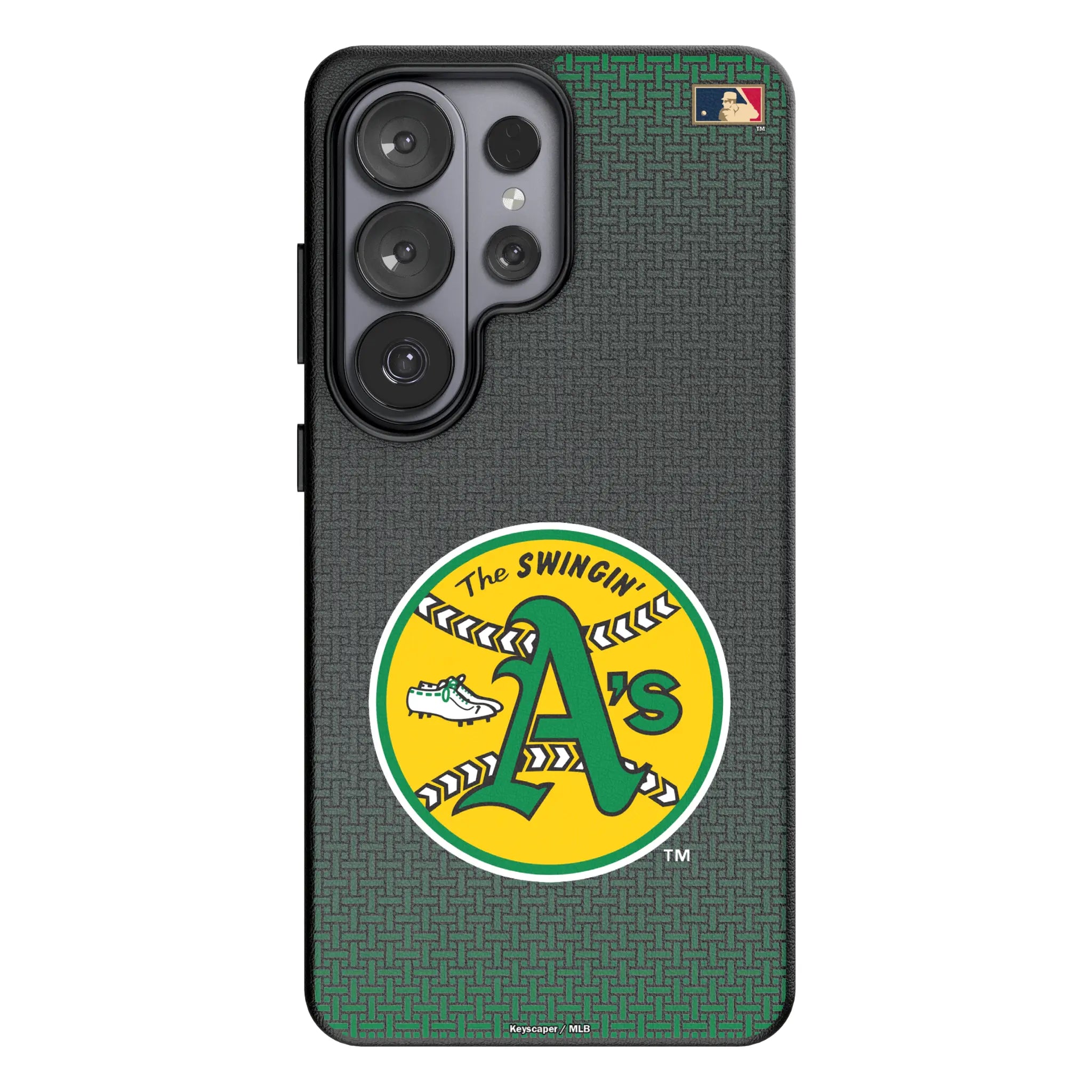 Oakland As 1971-1981 - Cooperstown Collection Linen Galaxy MagSafe Compatible Phone Case for Samsung Galaxy#Device_Galaxy S26 Ultra
