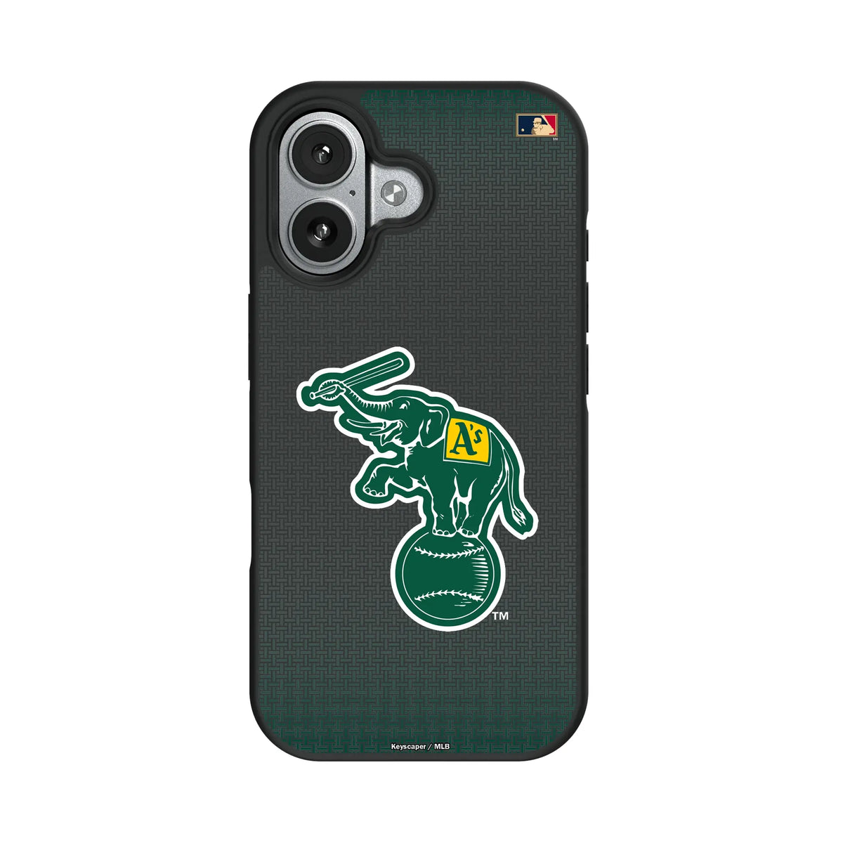 Oakland As Home 1988 - Cooperstown Collection Linen iPhone Bump Phone Case for Apple iPhone#Device_iPhone 17