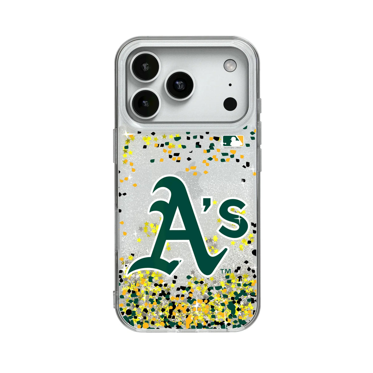 Oakland Athletics Confetti Glitter Phone Case for Apple iPhone