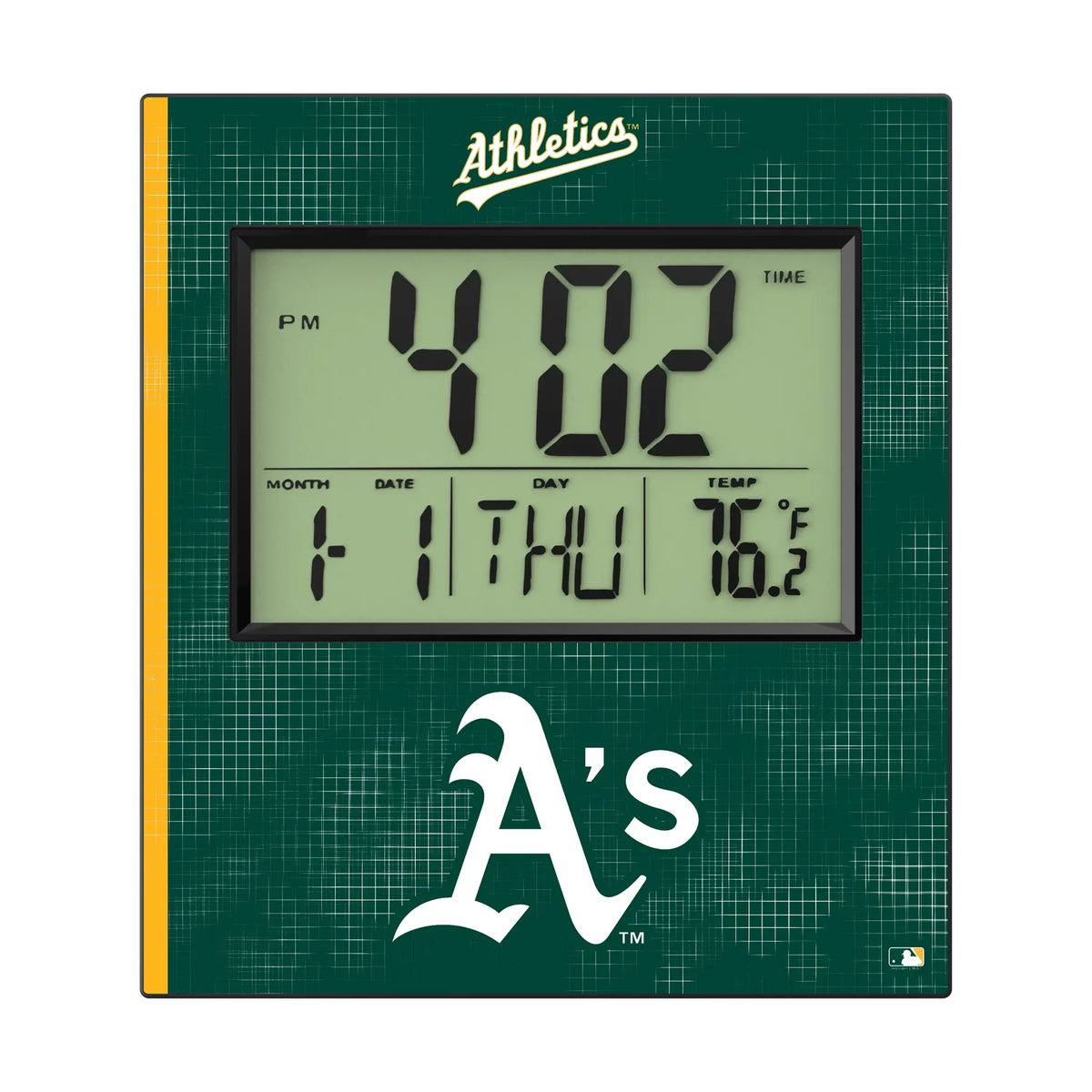 Oakland Athletics Hatch Wall Clock