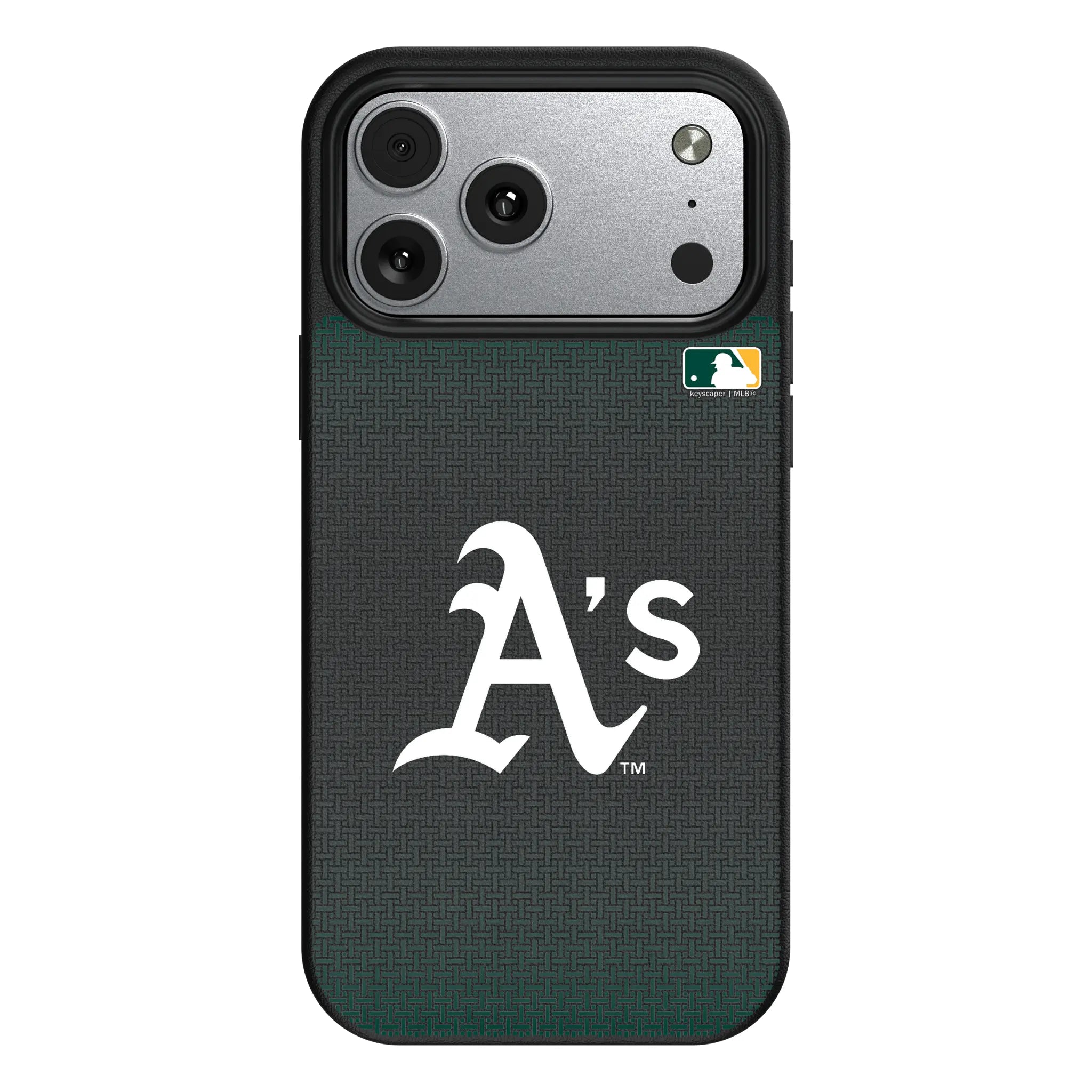 Oakland Athletics Linen iPhone MagSafe Compatible Phone Case for Apple iPhone#Device_iPhone 17 Pro Max