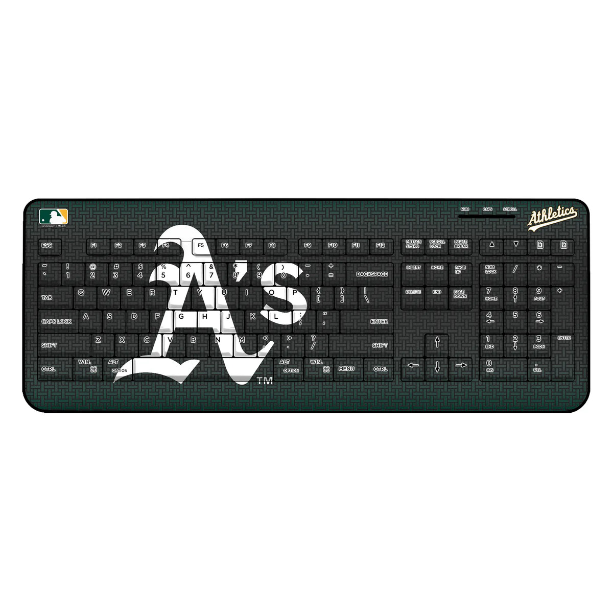 Oakland Athletics Linen Wireless USB Keyboard