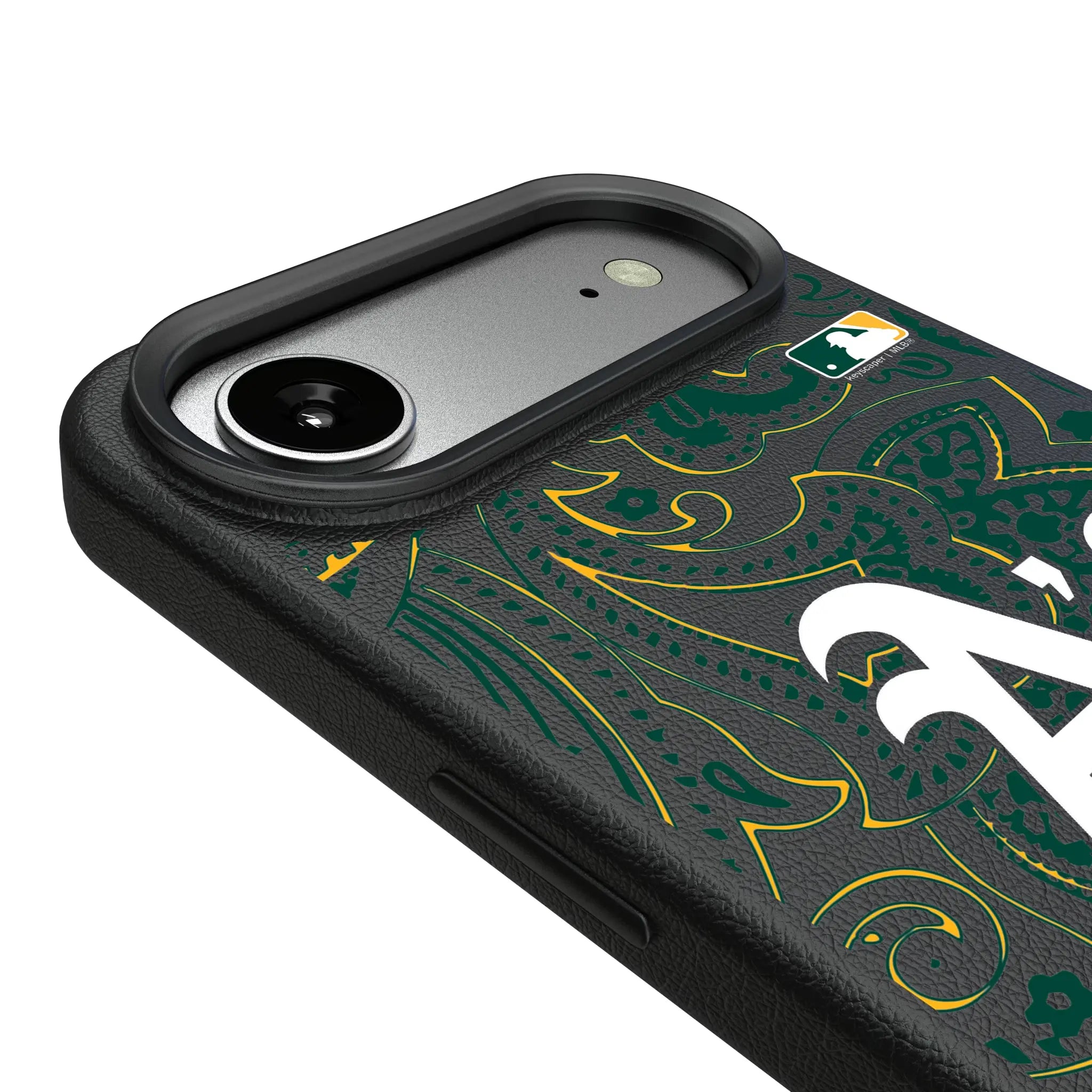 Oakland Athletics Paisley iPhone MagSafe Compatible Phone Case for Apple iPhone - Detail#Device_iPhone Air