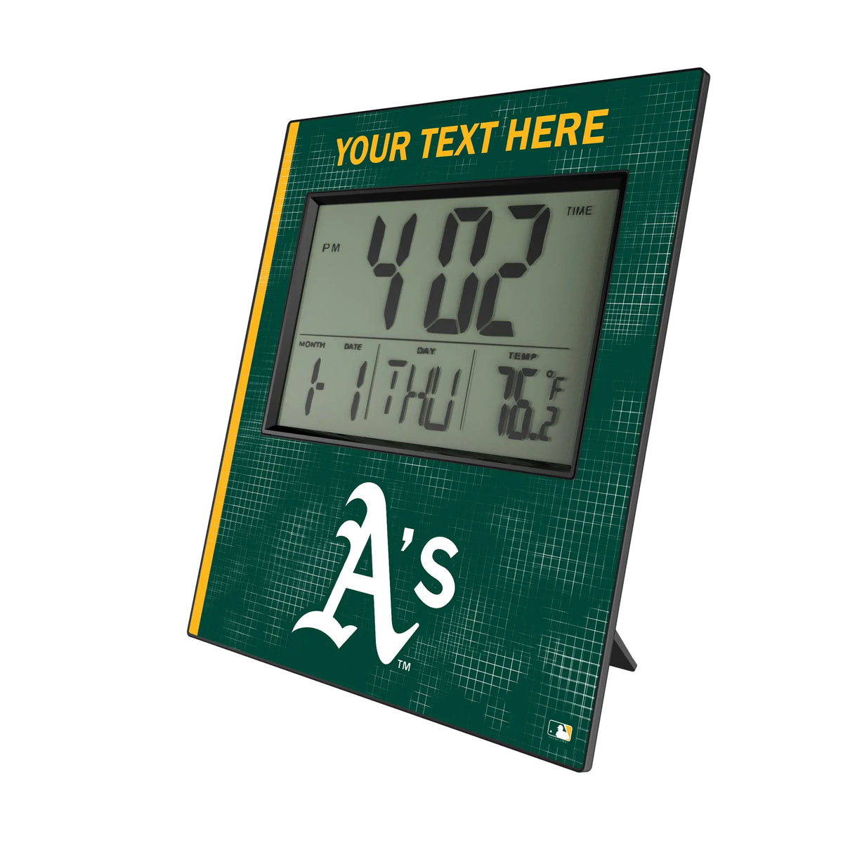 Oakland Athletics Personalized Hatch Wall Clock