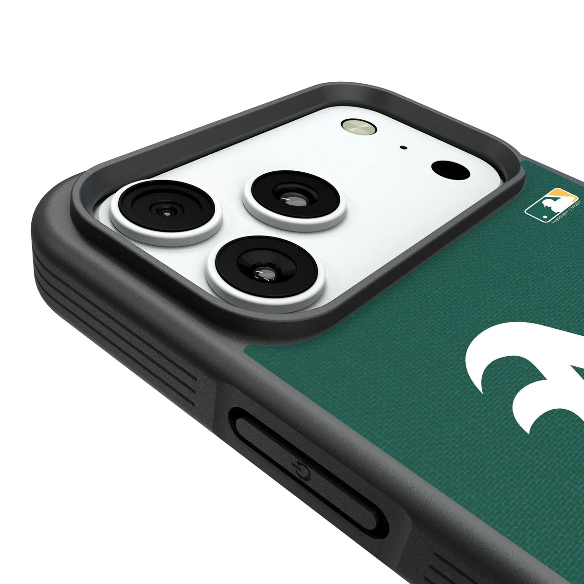 Oakland Athletics Personalized Stripe iPhone Bump Phone Case for Apple iPhone - Detail#Device_iPhone 18 Pro Max