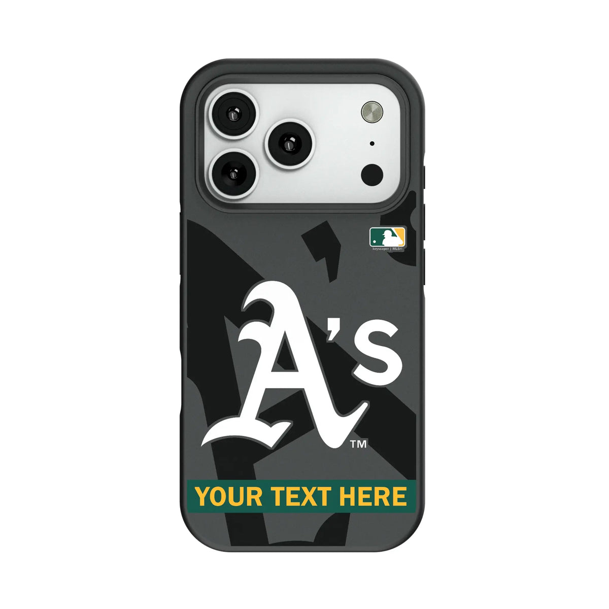 Oakland Athletics Personalized Tilt Bump Phone Case for Apple iPhone