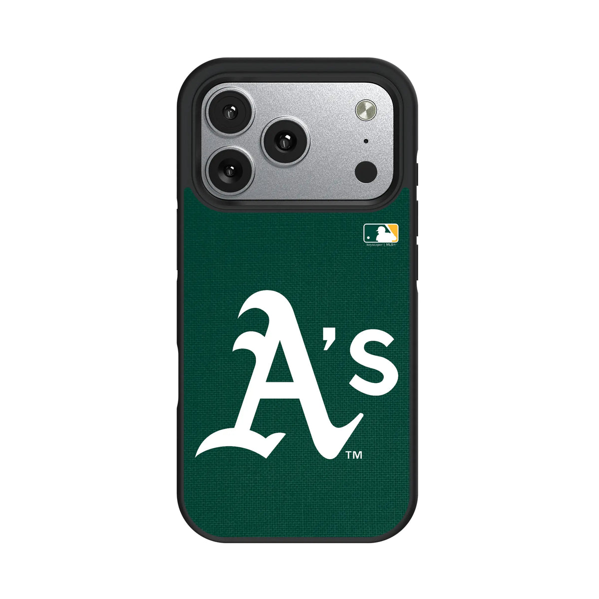 Oakland Athletics Solid iPhone Bump Phone Case for Apple iPhone#Device_iPhone 17 Pro