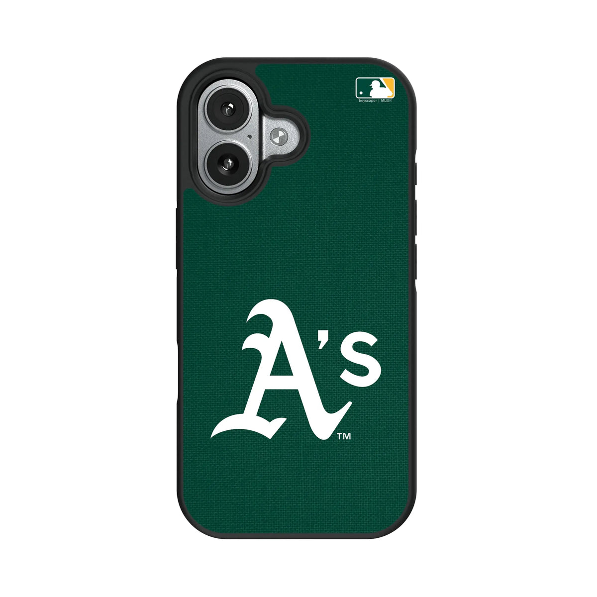 Oakland Athletics Solid iPhone Bump Phone Case for Apple iPhone#Device_iPhone 17