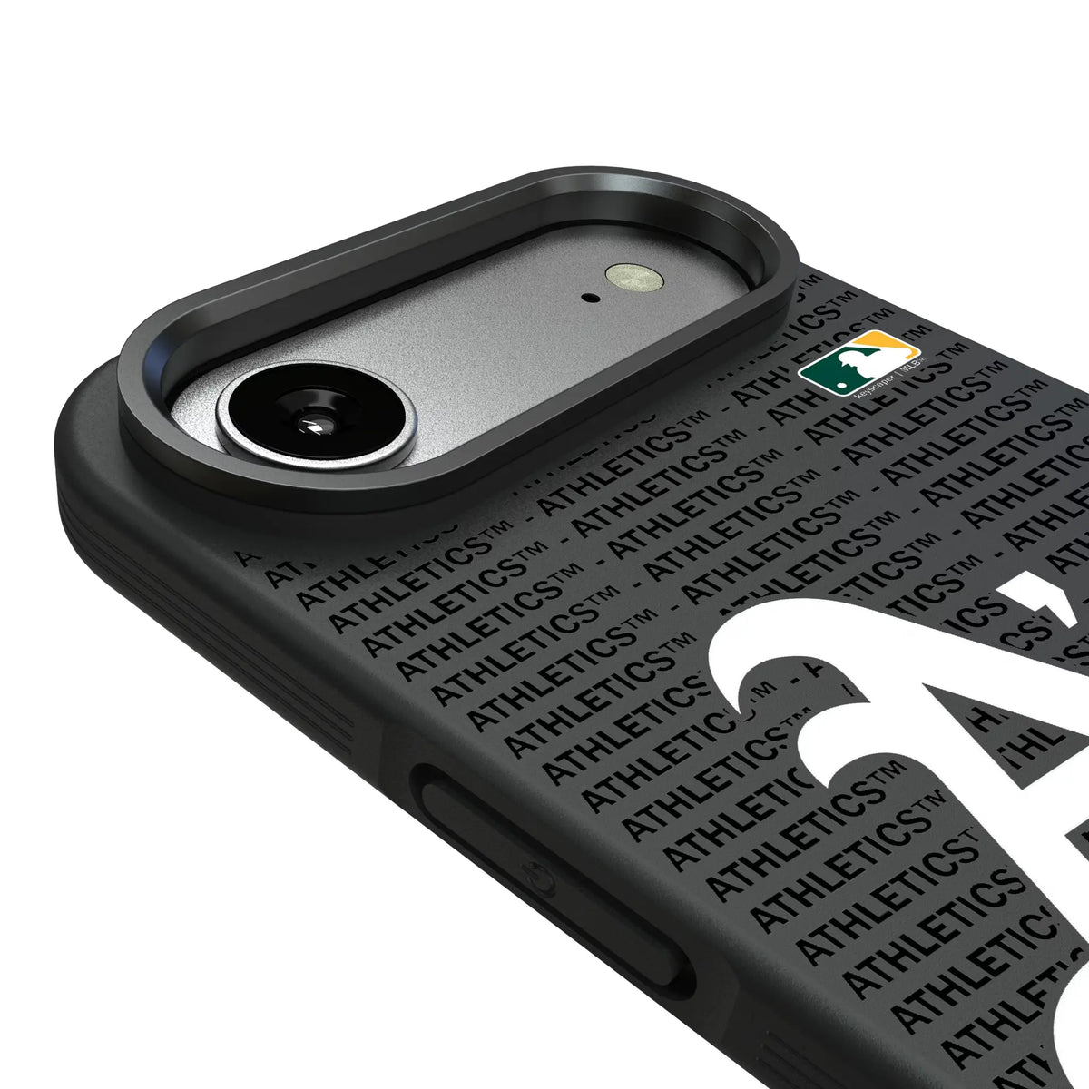 Oakland Athletics Text Backdrop iPhone Bump Phone Case for Apple iPhone - Detail#Device_iPhone Air