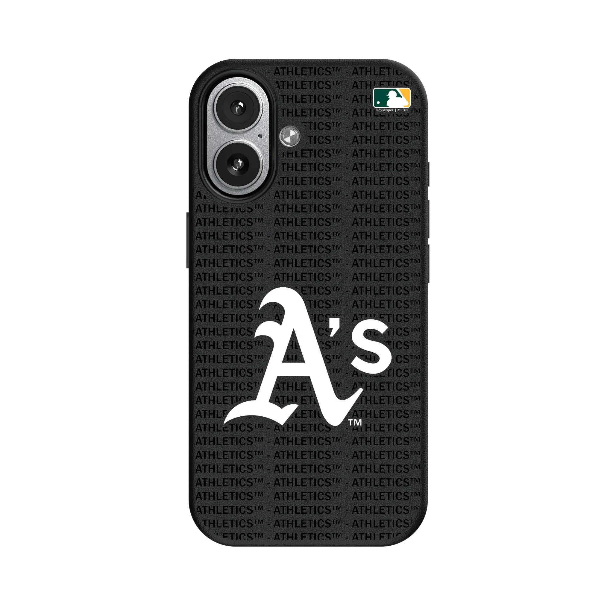 Oakland Athletics Text Backdrop iPhone MagSafe Compatible Phone Case for Apple iPhone#Device_iPhone 17