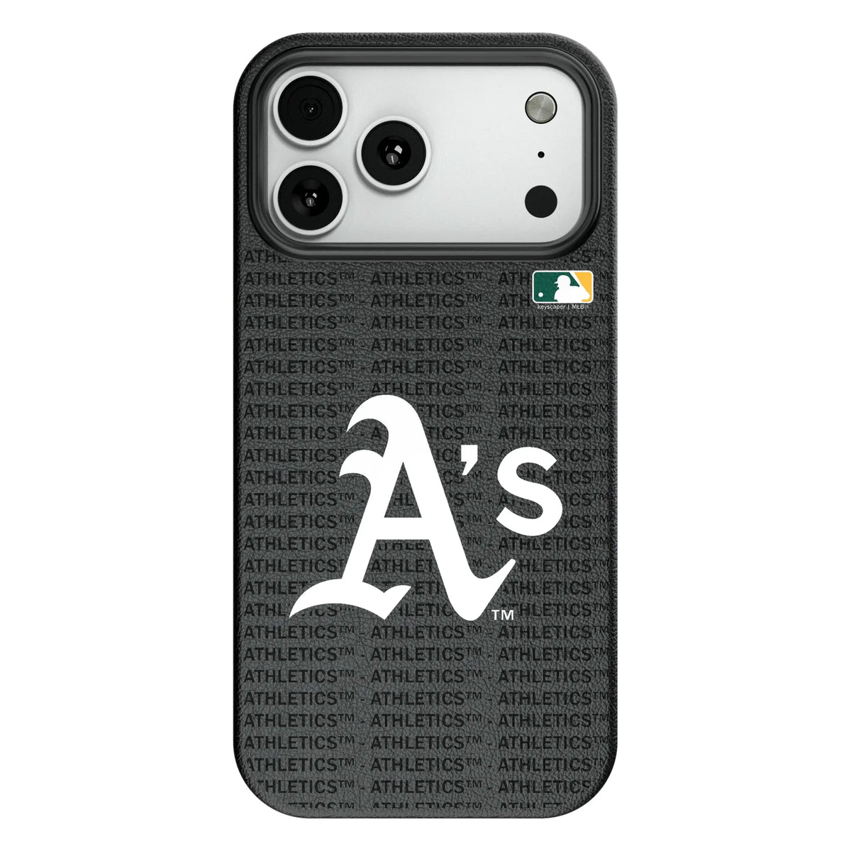 Oakland Athletics Text Backdrop MagSafe Compatible Phone Case for Apple iPhone