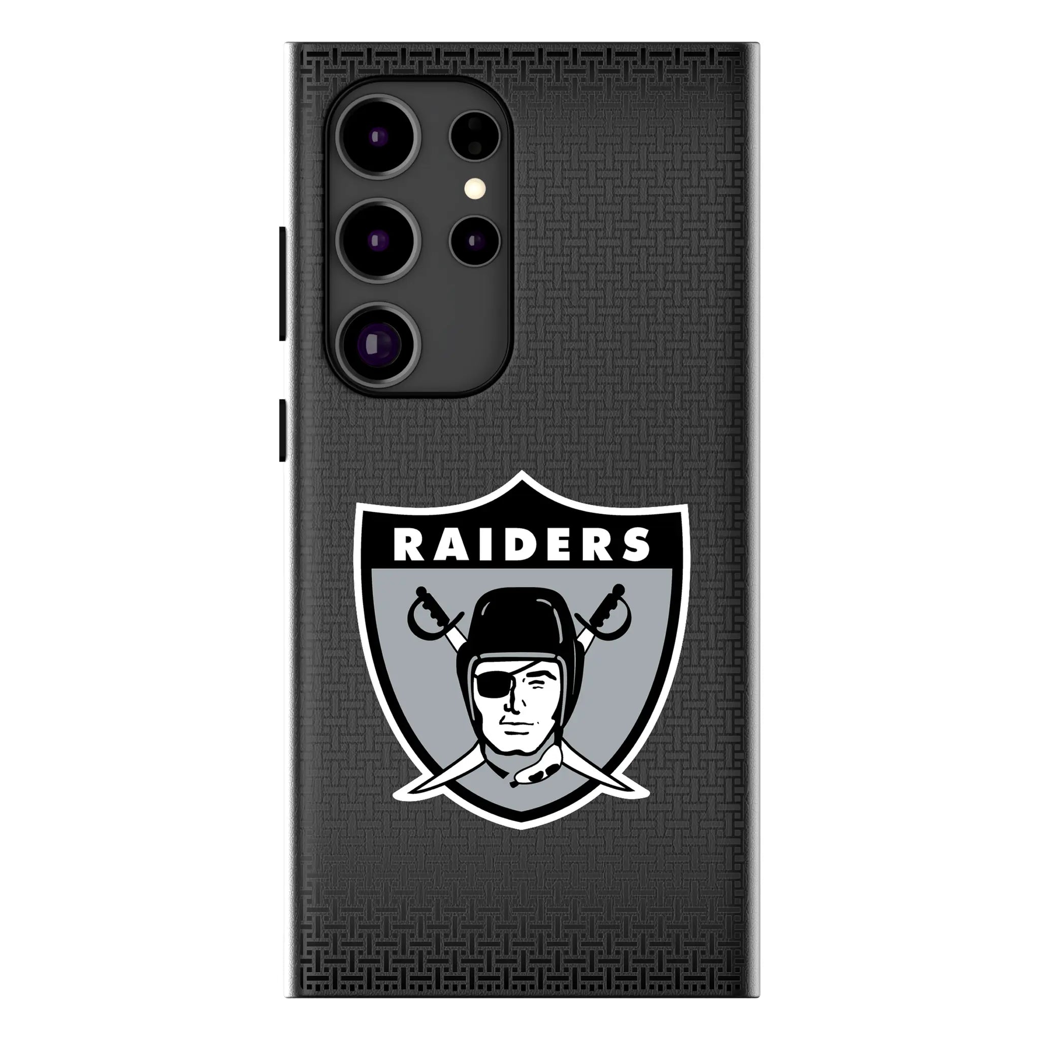 Oakland Raiders 1963 Historic Collection Linen Galaxy MagSafe Compatible Phone Case for Samsung Galaxy