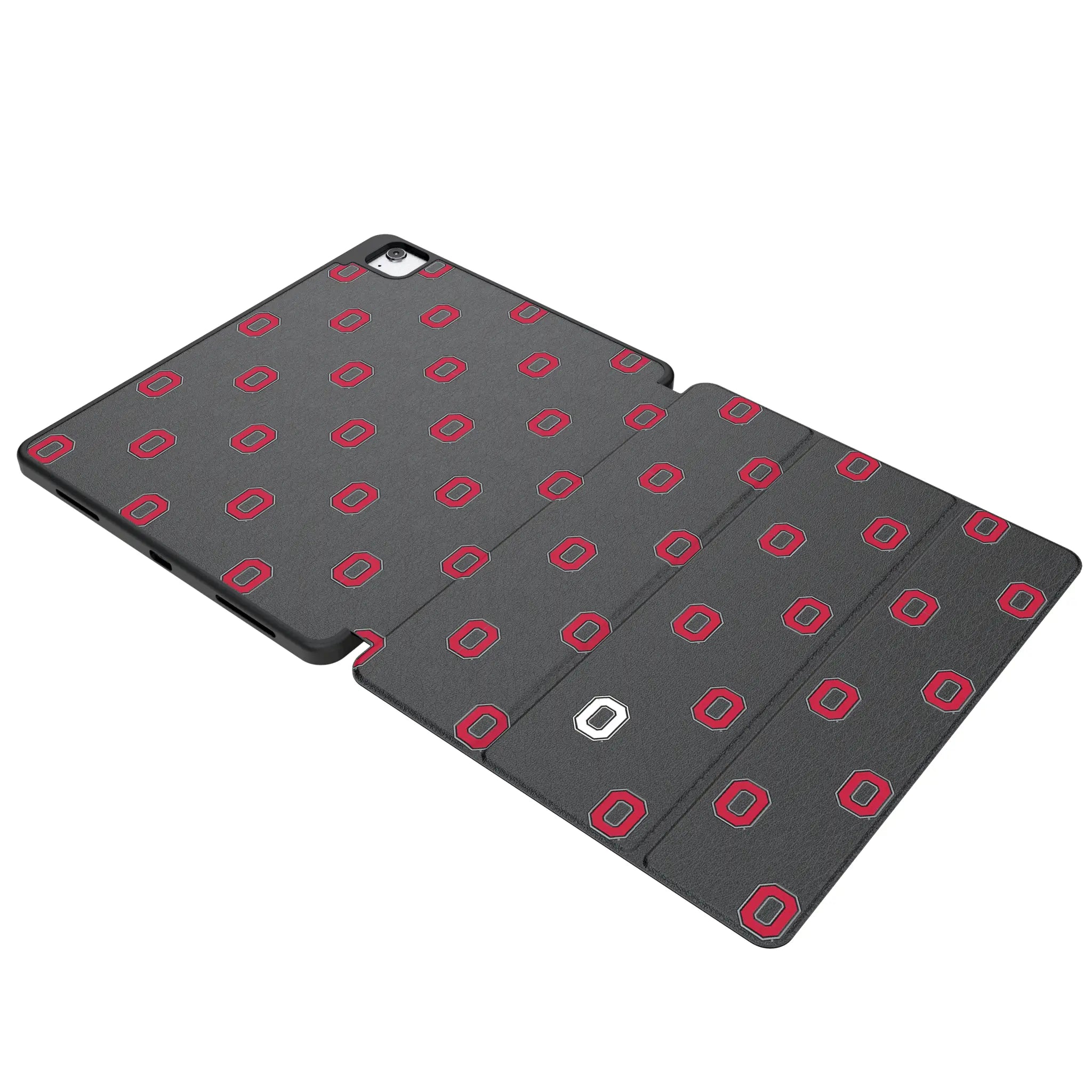 Ohio State University Buckeyes Fashion Pattern iPad Tablet Case for Apple iPad
