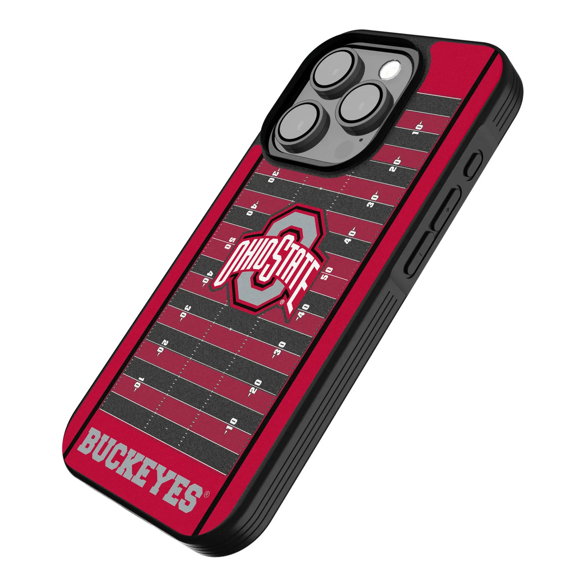 Ohio State University Buckeyes Field iPhone Bump Phone Case for Apple iPhone - Isometric View