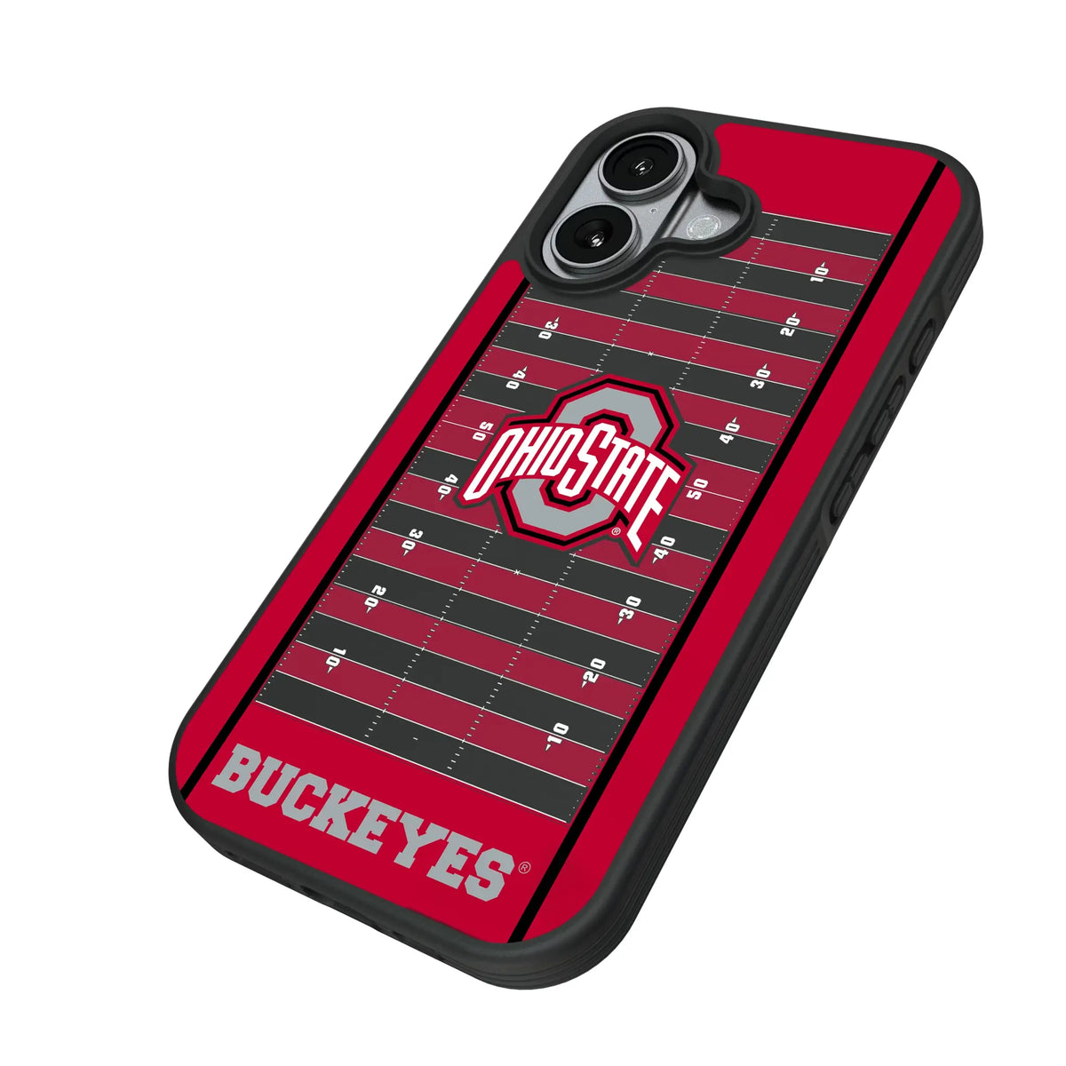 Ohio State University Buckeyes Field iPhone Bump Phone Case for Apple iPhone - Isometric View#Device_iPhone 17