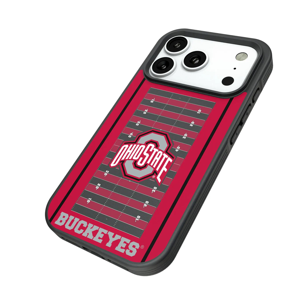Ohio State University Buckeyes Field iPhone Bump Phone Case for Apple iPhone - Isometric View#Device_iPhone 18 Pro