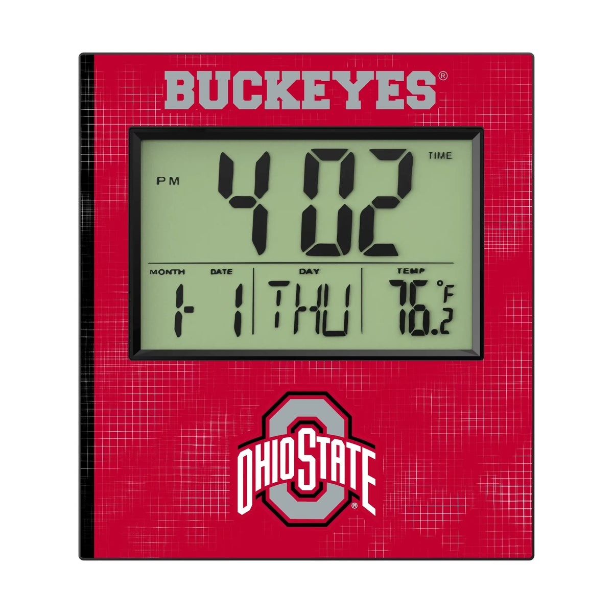 Ohio State University Buckeyes Hatch Wall Clock