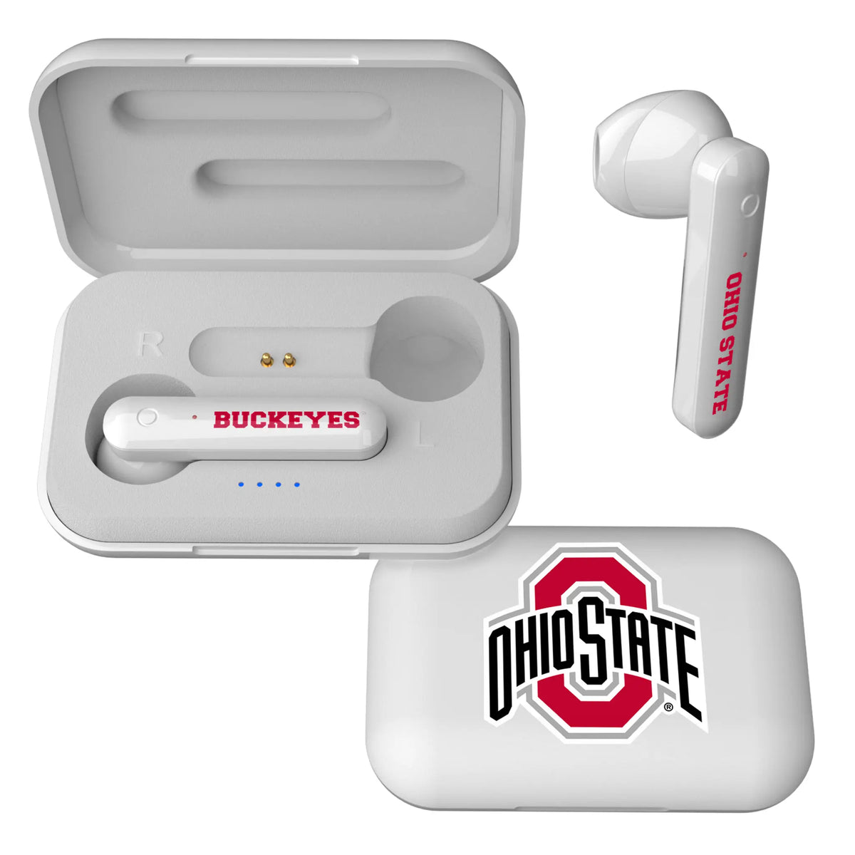 Ohio State University Buckeyes Insignia Wireless TWS Earbuds