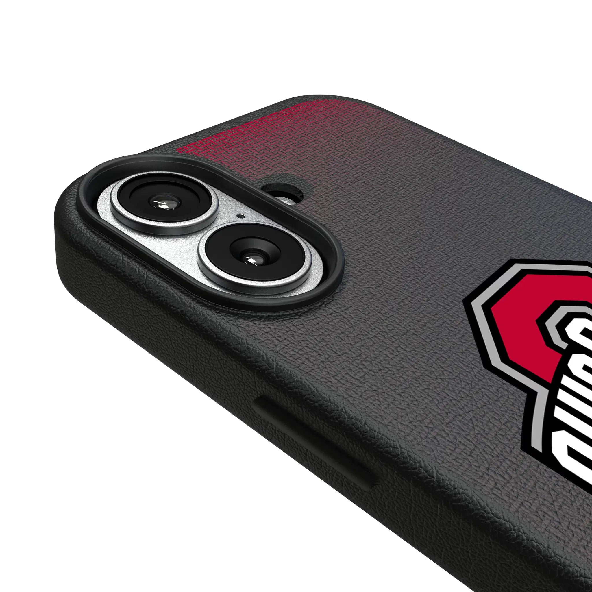 Ohio State University Buckeyes Linen iPhone MagSafe Compatible Phone Case for Apple iPhone - Detail#Device_iPhone 17