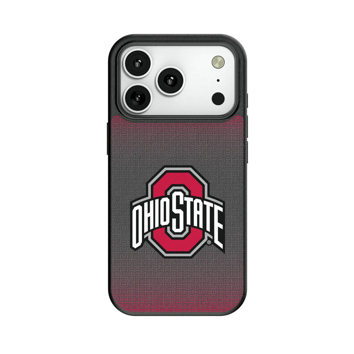 Ohio State University Buckeyes Linen MagSafe Compatible Phone Case for Apple iPhone