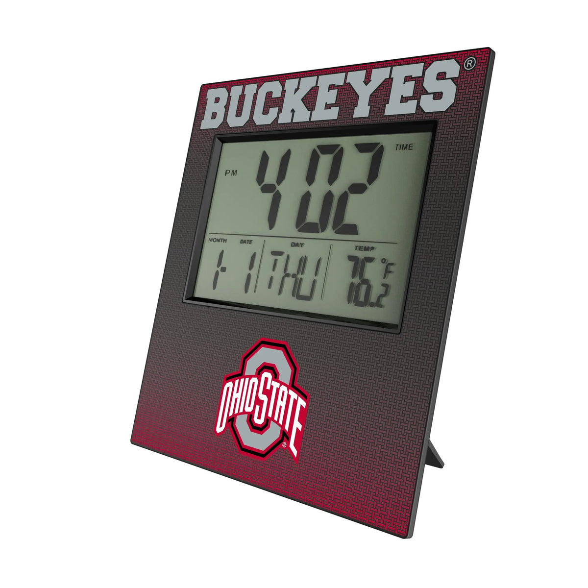 Ohio State University Buckeyes Linen Wall Clock