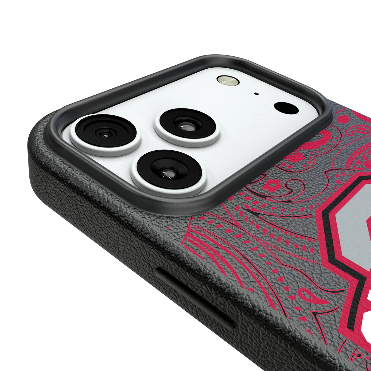 Ohio State University Buckeyes Paisley iPhone MagSafe Compatible Phone Case for Apple iPhone - Detail#Device_iPhone 18 Pro Max