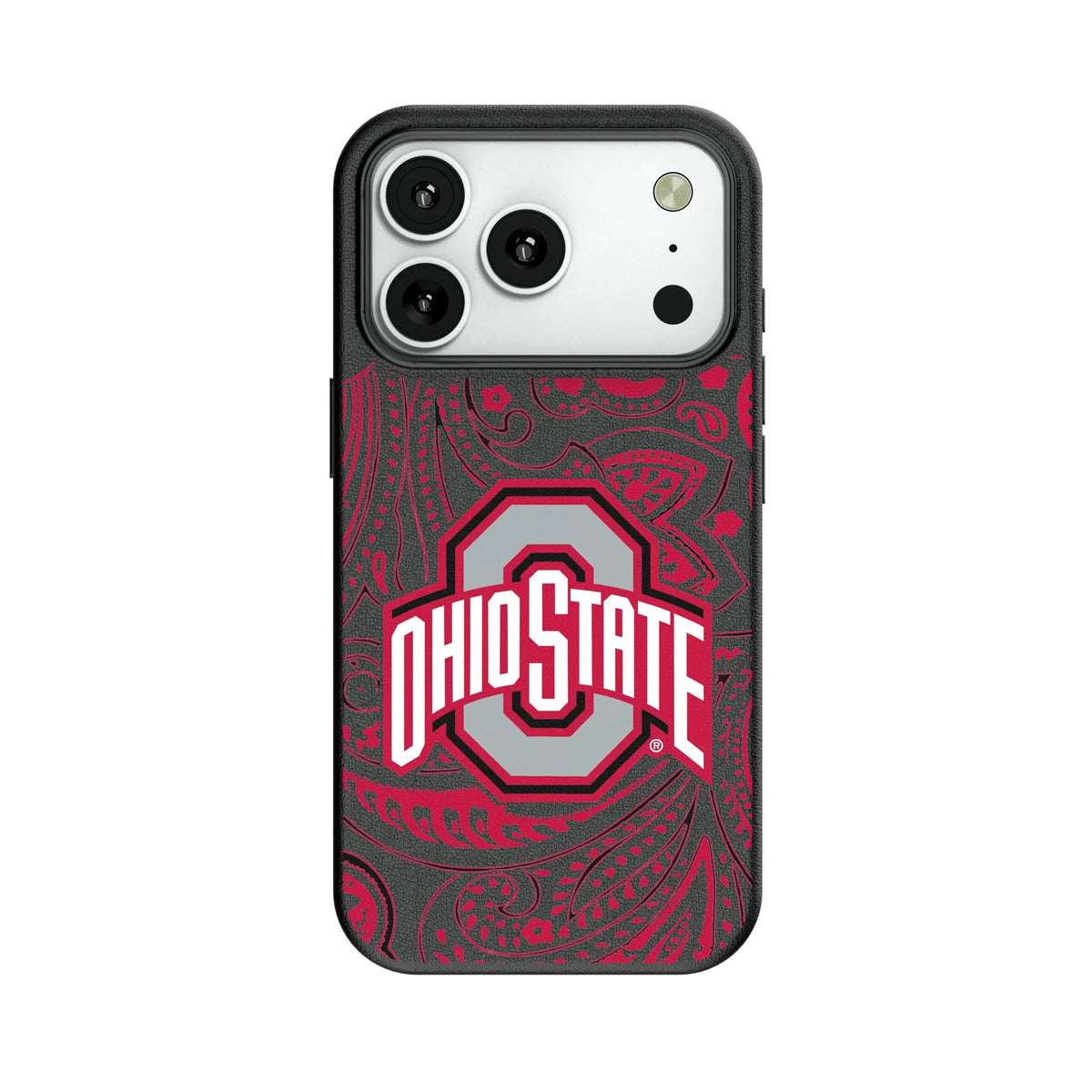 Ohio State University Buckeyes Paisley MagSafe Compatible Phone Case for Apple iPhone