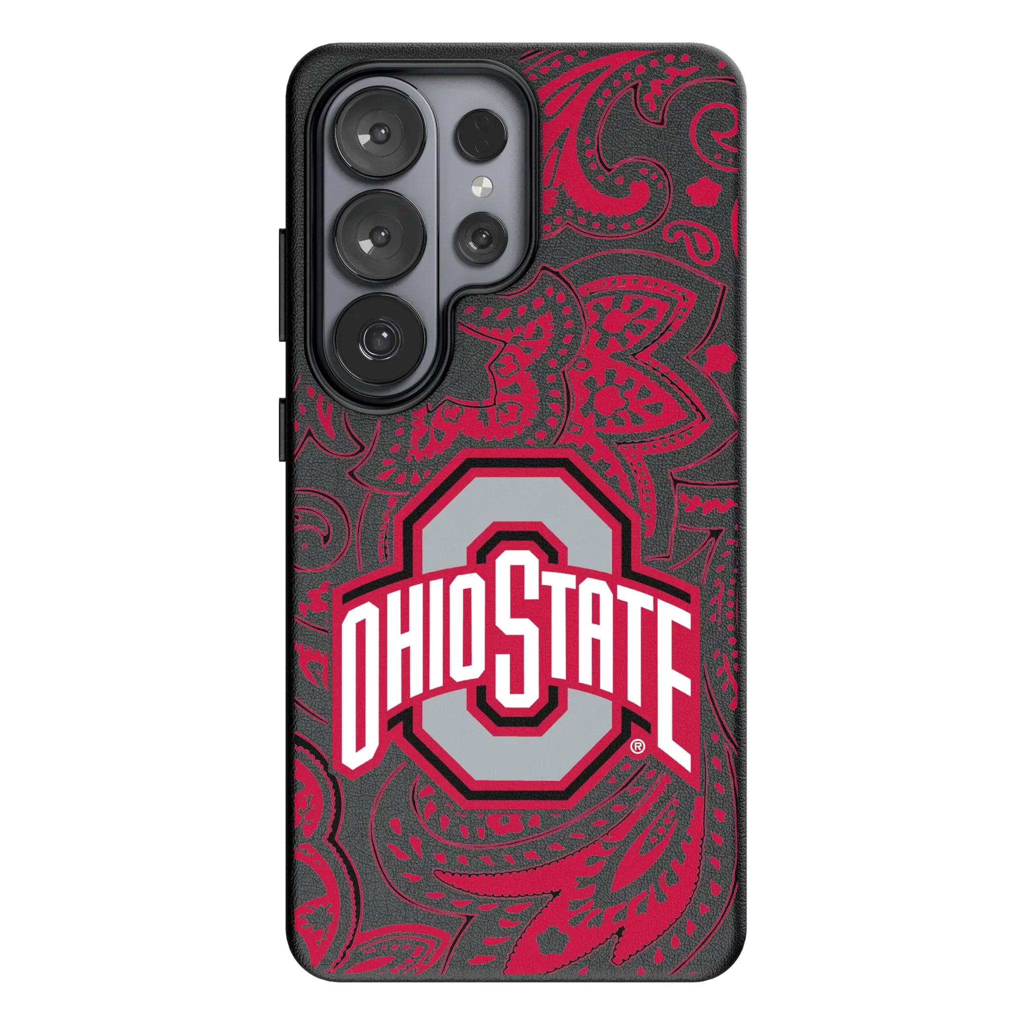 Ohio State University Buckeyes Paisley Galaxy MagSafe Compatible Phone Case for Samsung Galaxy#Device_Galaxy S26 Ultra
