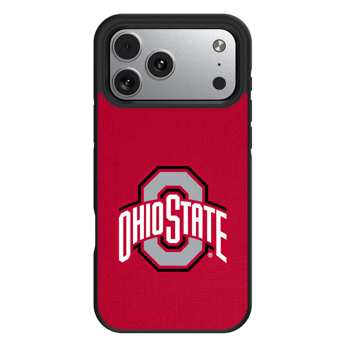 Ohio State University Buckeyes Solid iPhone Bump Phone Case for Apple iPhone#Device_iPhone 17 Pro Max