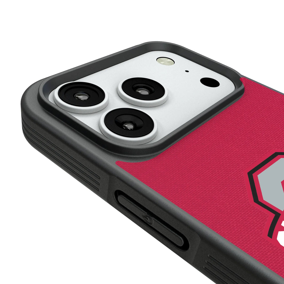 Ohio State University Buckeyes Solid iPhone Bump Phone Case for Apple iPhone - Detail#Device_iPhone 18 Pro