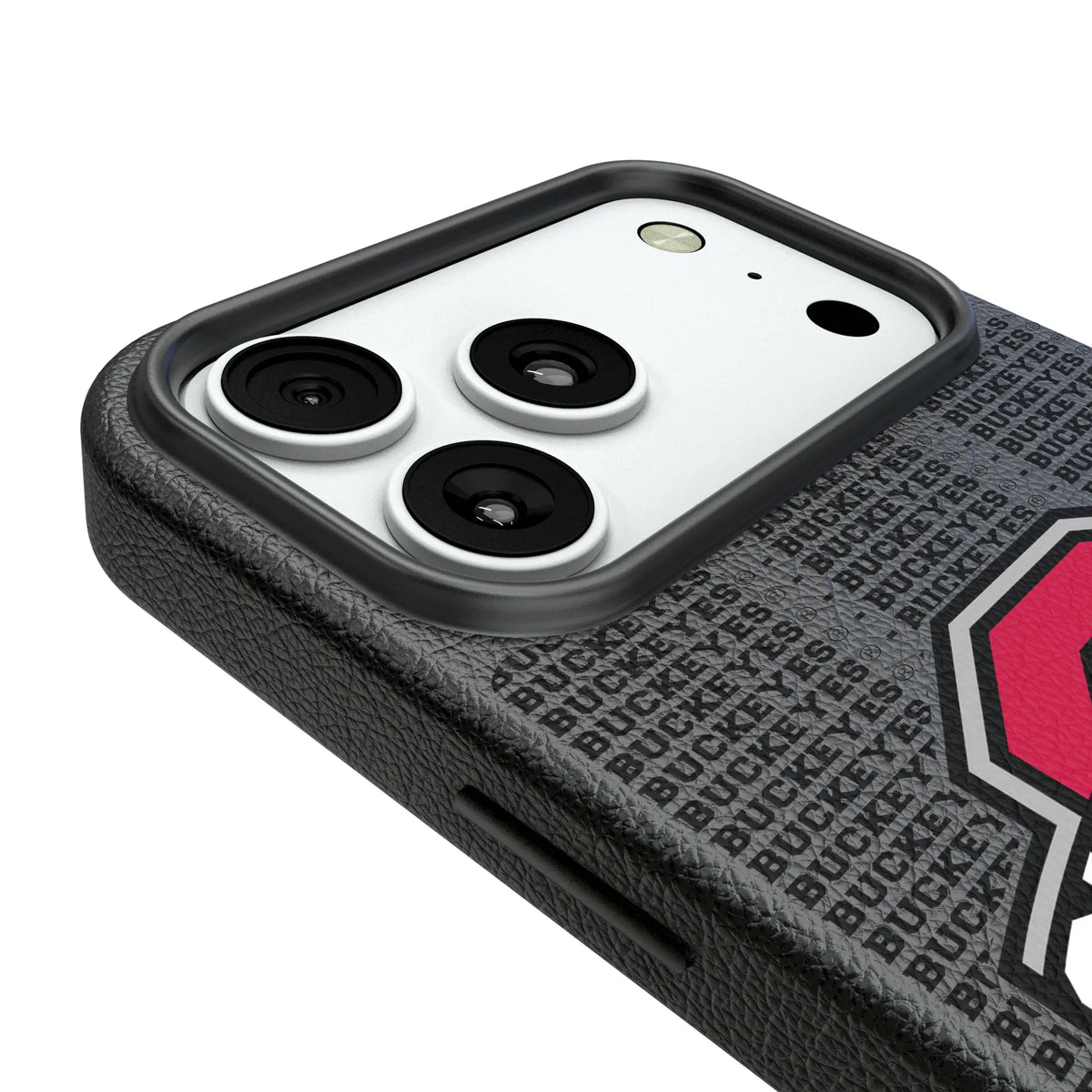 Ohio State University Buckeyes Text Backdrop iPhone MagSafe Compatible Phone Case for Apple iPhone - Detail#Device_iPhone 18 Pro Max