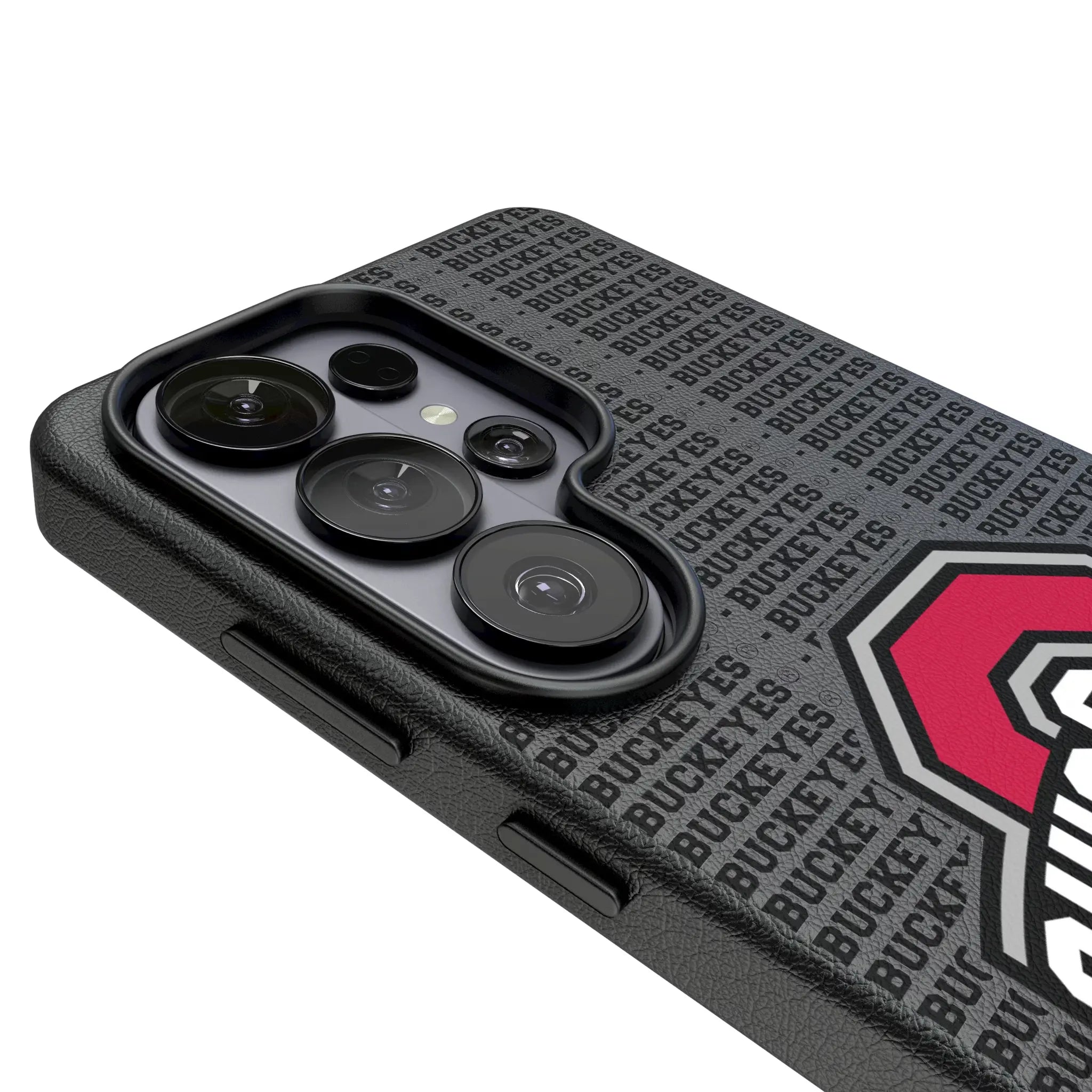 Ohio State University Buckeyes Text Backdrop Galaxy MagSafe Compatible Phone Case for Samsung Galaxy - Detail#Device_Galaxy S26 Ultra