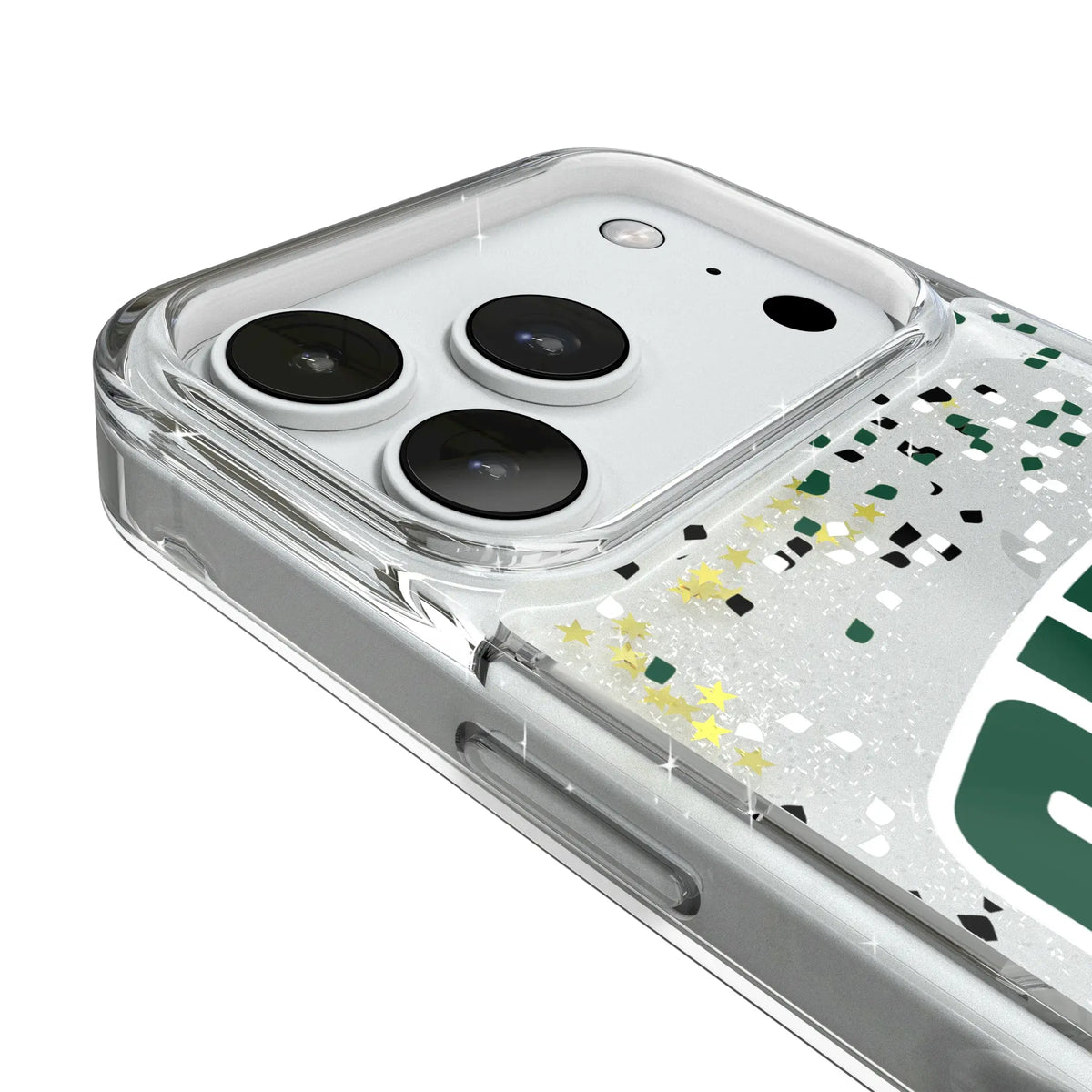 Ohio University Bobcats Confetti iPhone Glitter Phone Case for Apple iPhone - Detail#Device_iPhone 18 Pro
