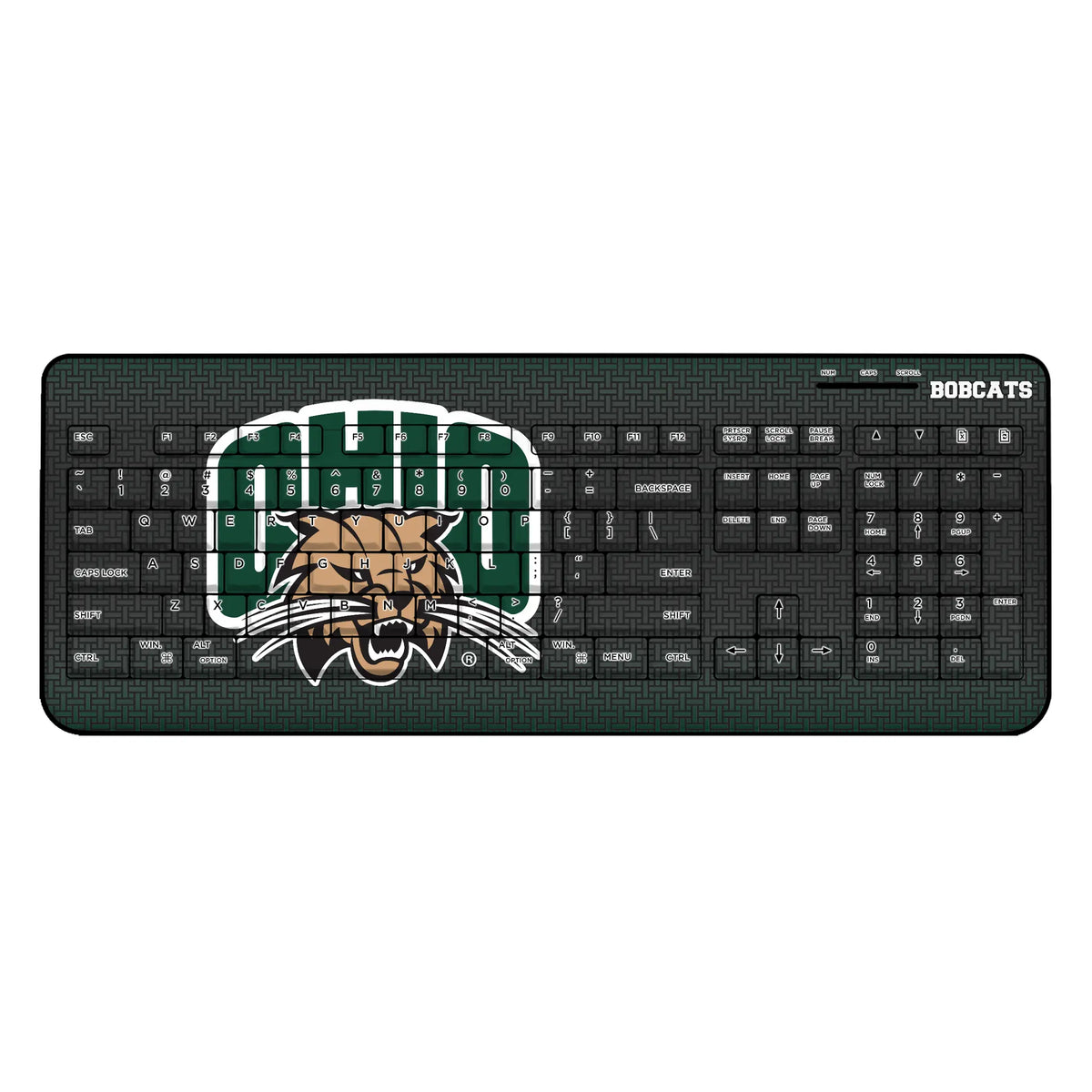 Ohio University Bobcats Linen Wireless USB Keyboard
