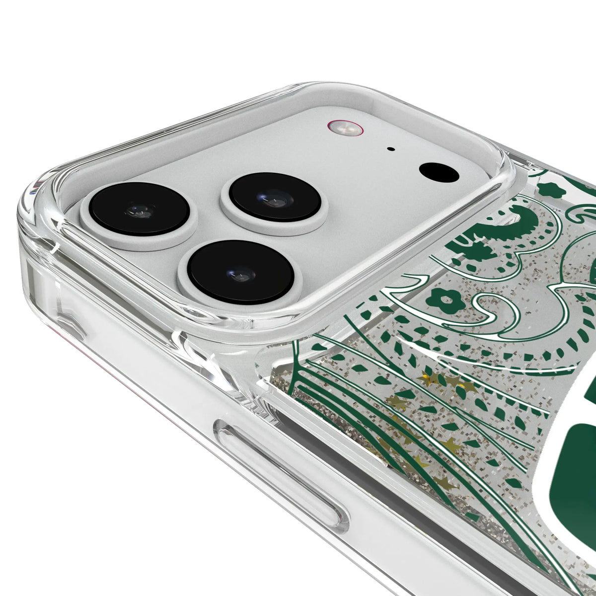 Ohio University Bobcats Paisley iPhone Glitter Phone Case for Apple iPhone - Detail#Device_iPhone 18 Pro Max