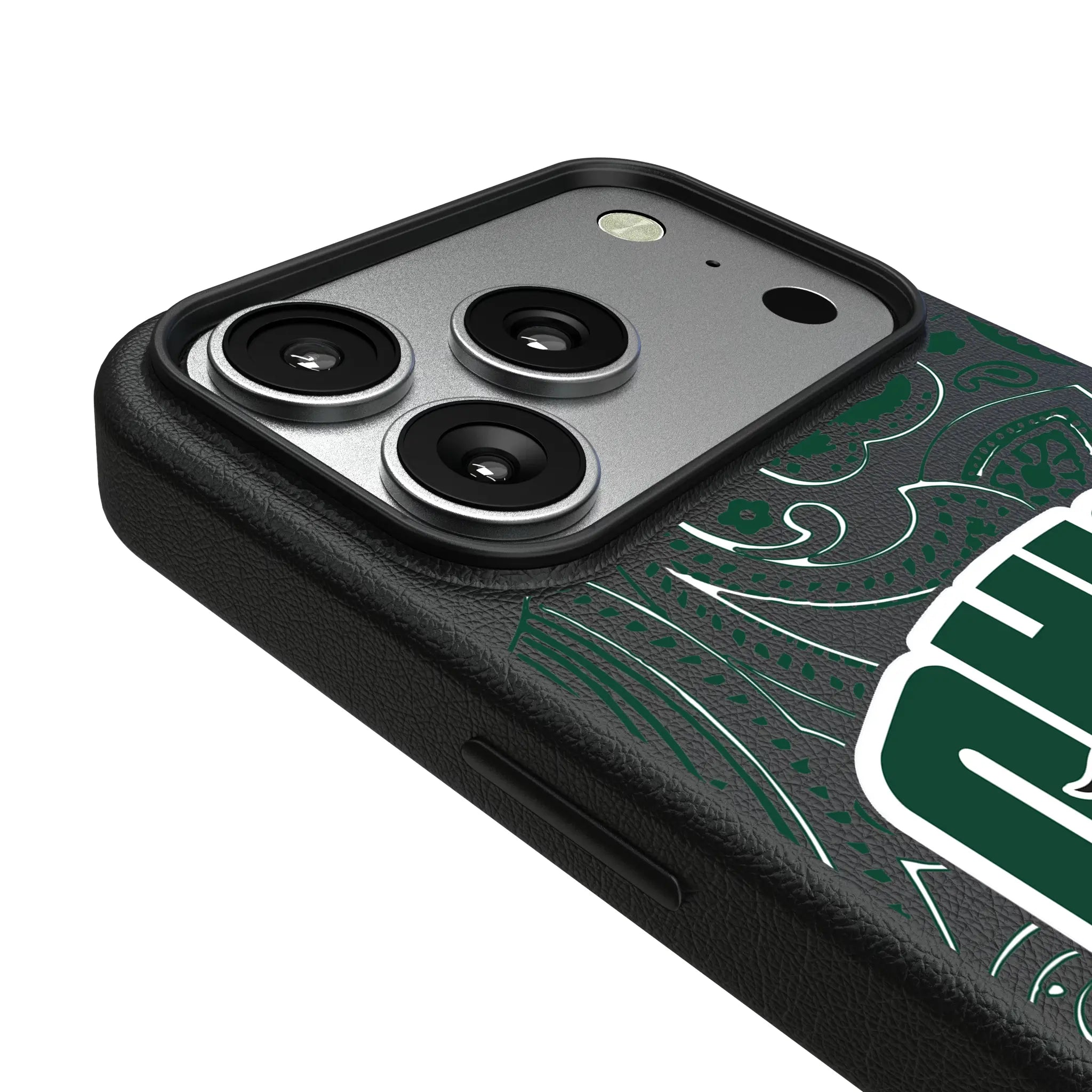 Ohio University Bobcats Paisley iPhone MagSafe Compatible Phone Case for Apple iPhone - Detail#Device_iPhone 17 Pro