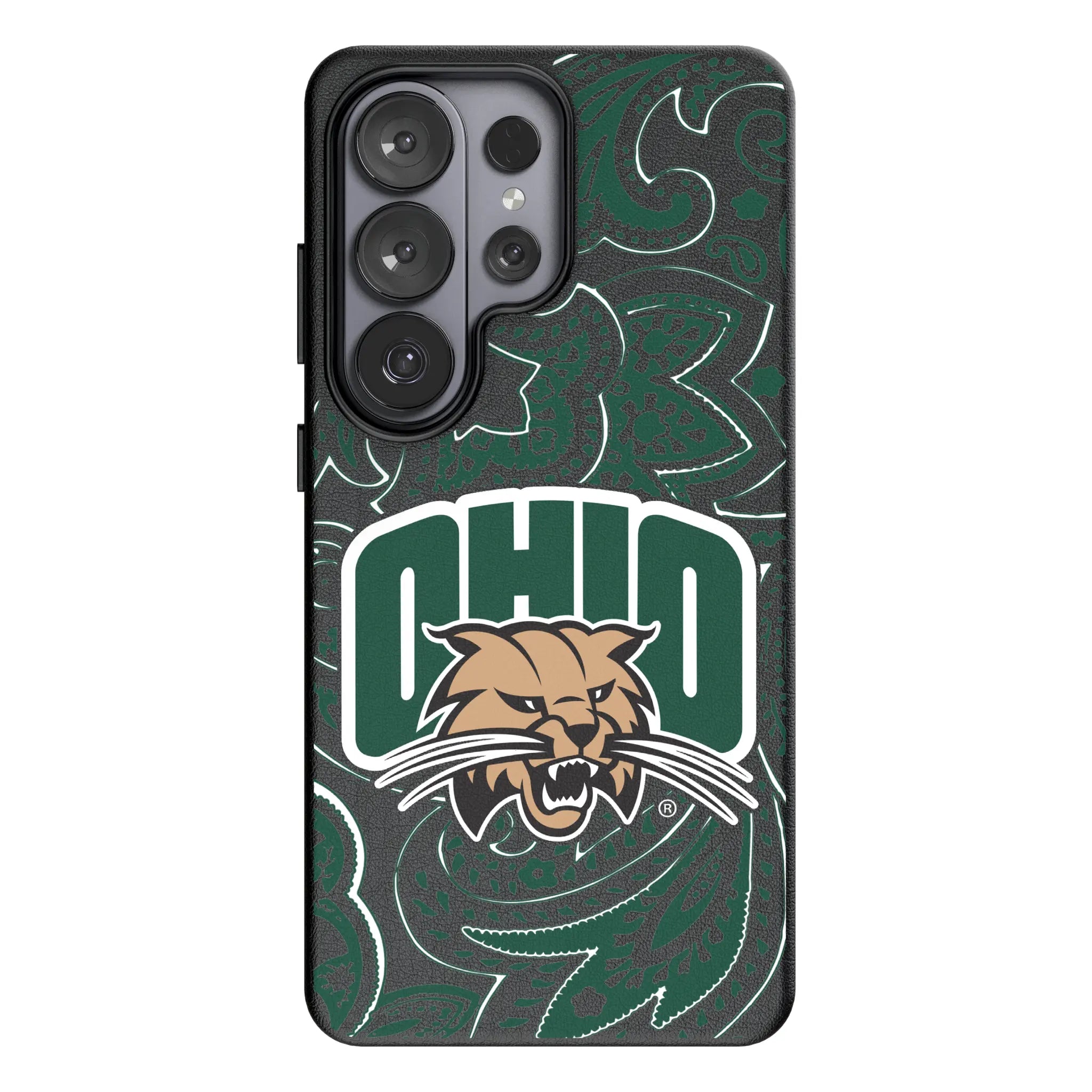 Ohio University Bobcats Paisley Galaxy MagSafe Compatible Phone Case for Samsung Galaxy#Device_Galaxy S26 Ultra