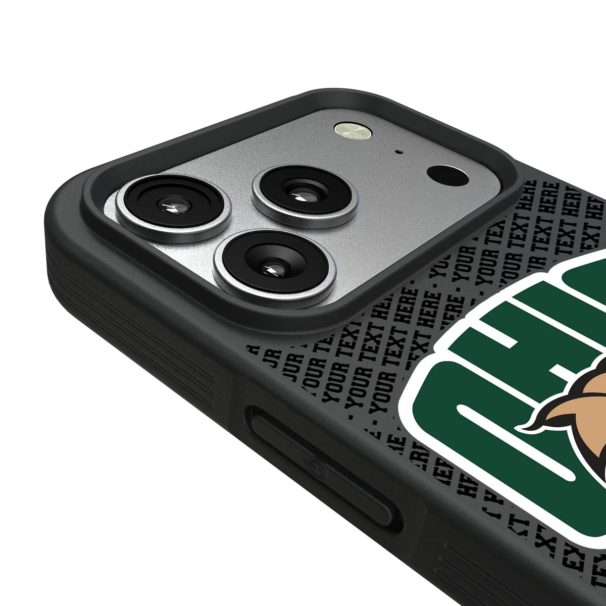 Ohio University Bobcats Personalized EndZone Plus iPhone Bump Phone Case for Apple iPhone - Detail#Device_iPhone 17 Pro