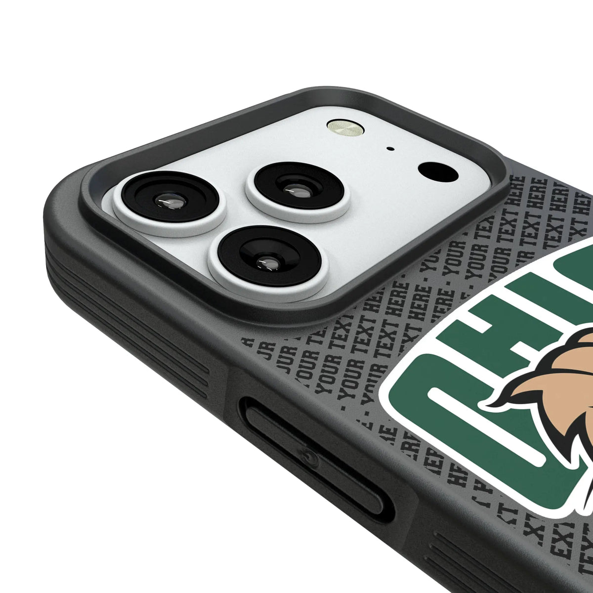 Ohio University Bobcats Personalized EndZone Plus iPhone Bump Phone Case for Apple iPhone - Detail#Device_iPhone 18 Pro