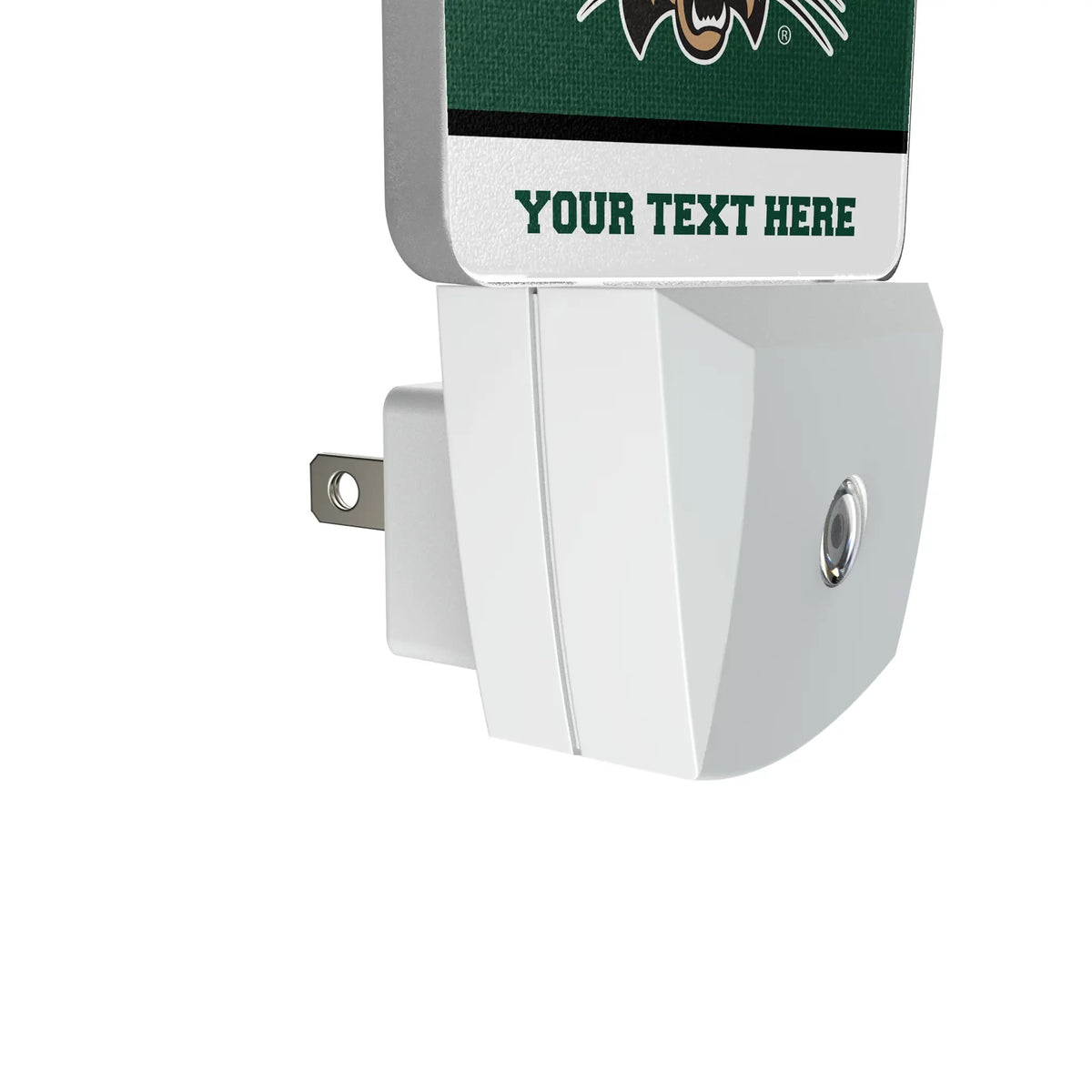 Ohio University Bobcats Personalized Endzone Solid Night Light 2-Pack - Detail