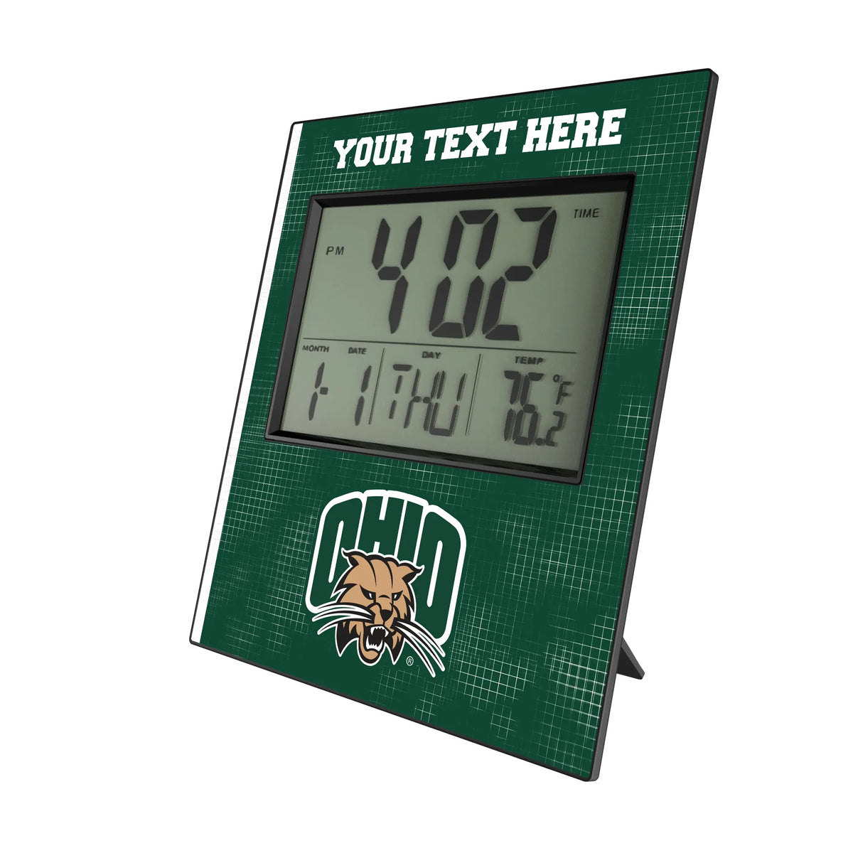 Ohio University Bobcats Personalized Hatch Wall Clock