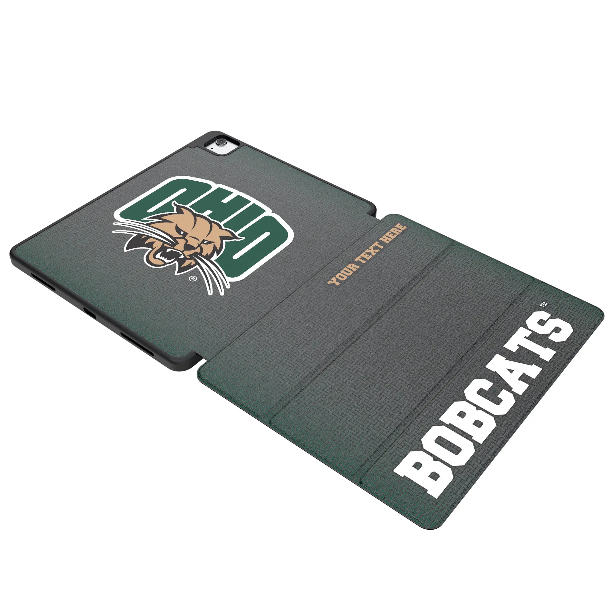 Ohio University Bobcats Personalized Linen iPad Tablet Case for Apple iPad