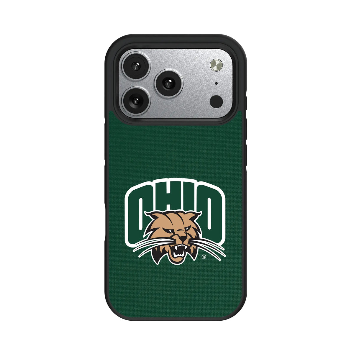 Ohio University Bobcats Solid iPhone Bump Phone Case for Apple iPhone#Device_iPhone 17 Pro